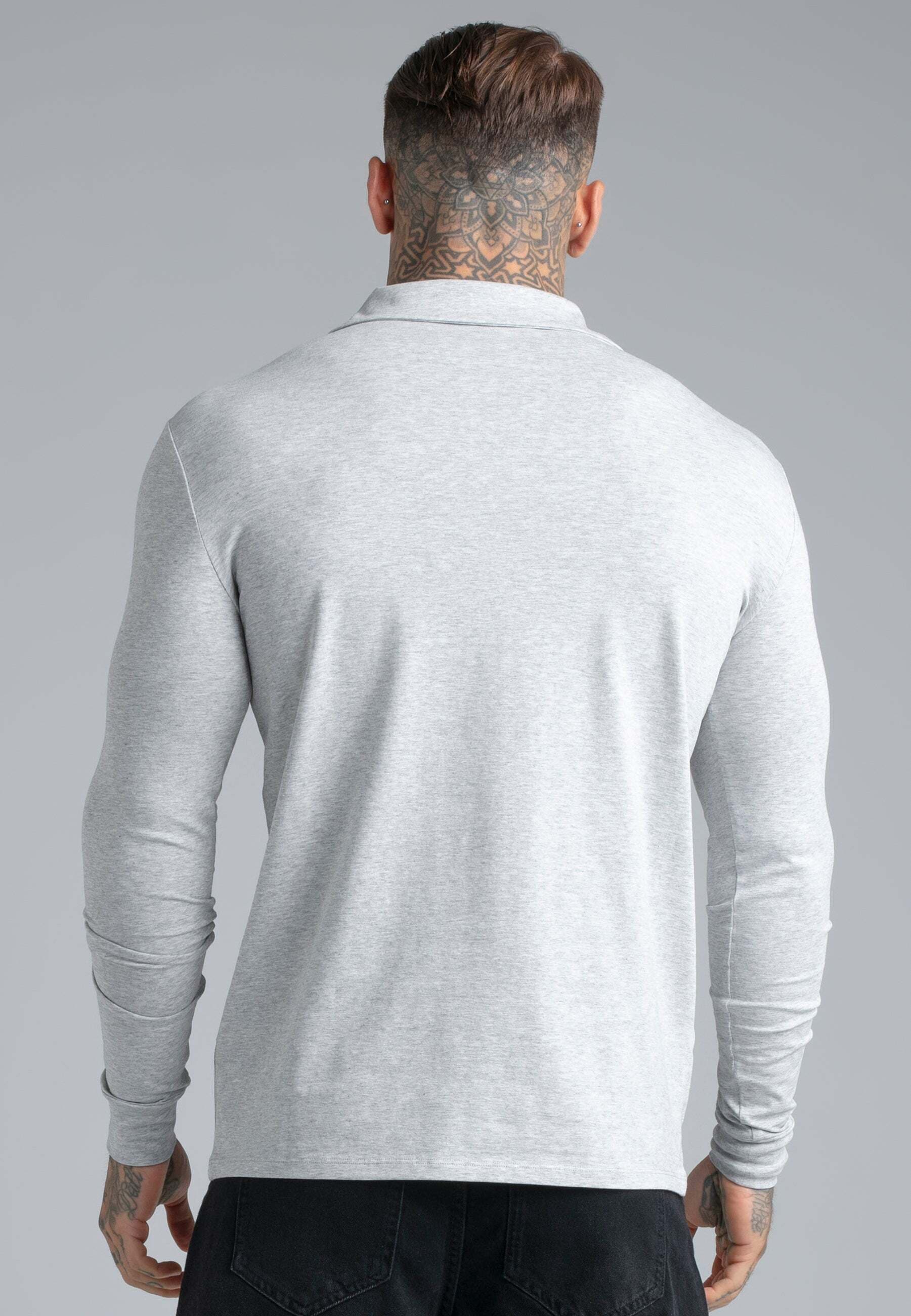 Siksilk Langarm-Poloshirt »Siksilk Langarmpolo Revere«