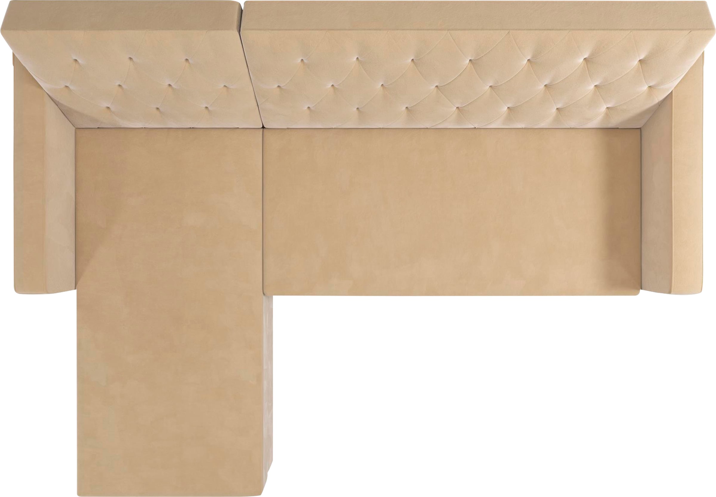 CosmoLiving by Cosmopolitan Ecksofa »Liberty, L-Form,« mit Schlafffunktion, Recamiere beidseitig montierbar, Sitzhöhe 43 cm