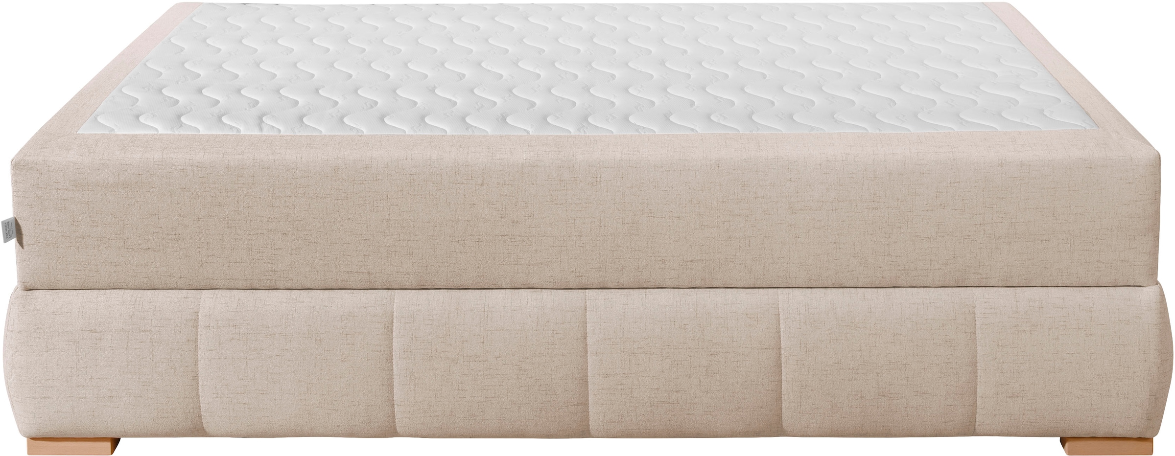 GOODproduct Boxbett »Wehma« ohne Kopfteil, inklusive Topper und Bettkasten