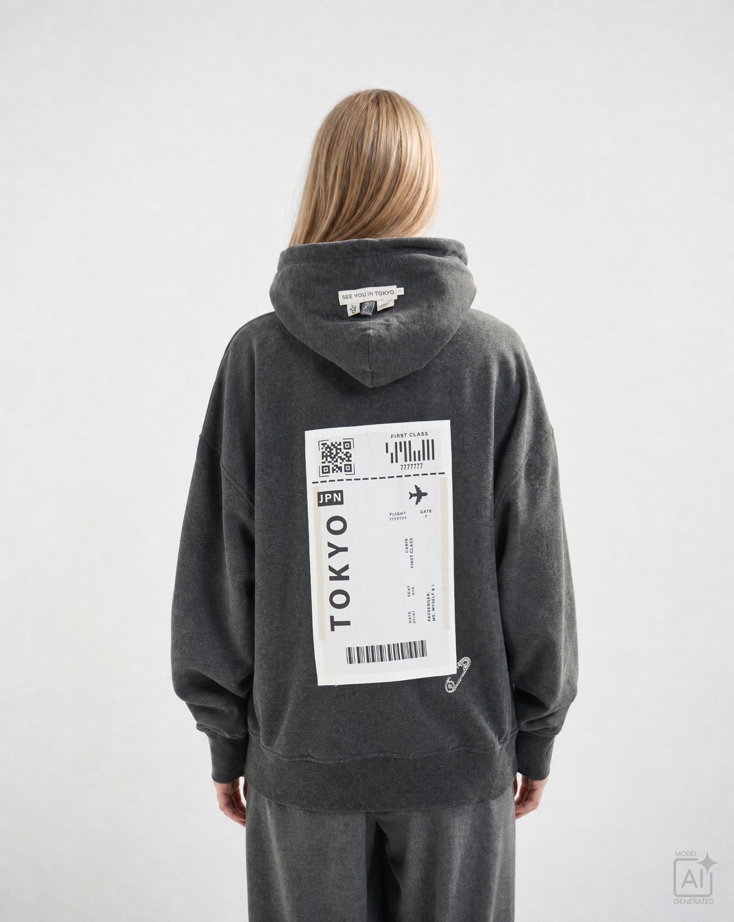 Smith & Soul Hoodie , en mélange de coton, oversize
