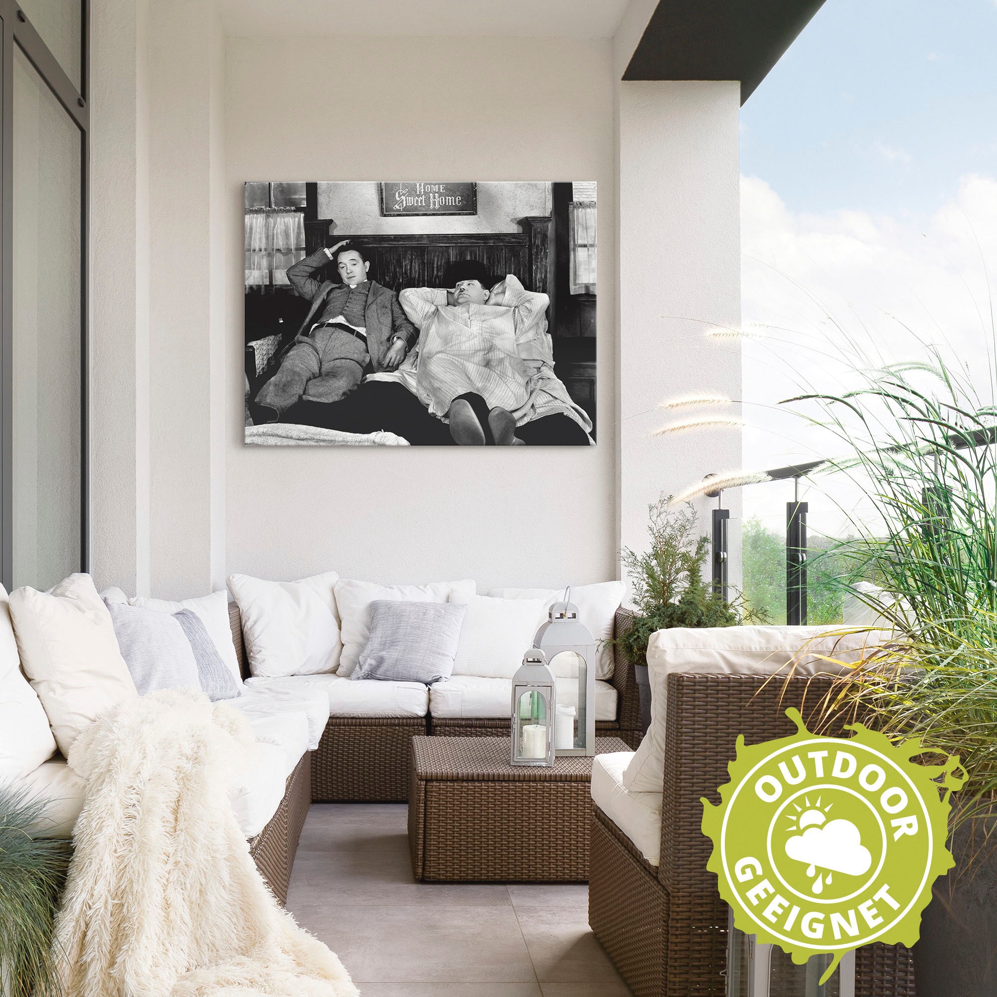 Artland Fresque murale »Dick und Doof I« 1 cuis tlg. als Alubild, Leinwandbild in verschied. Grössen