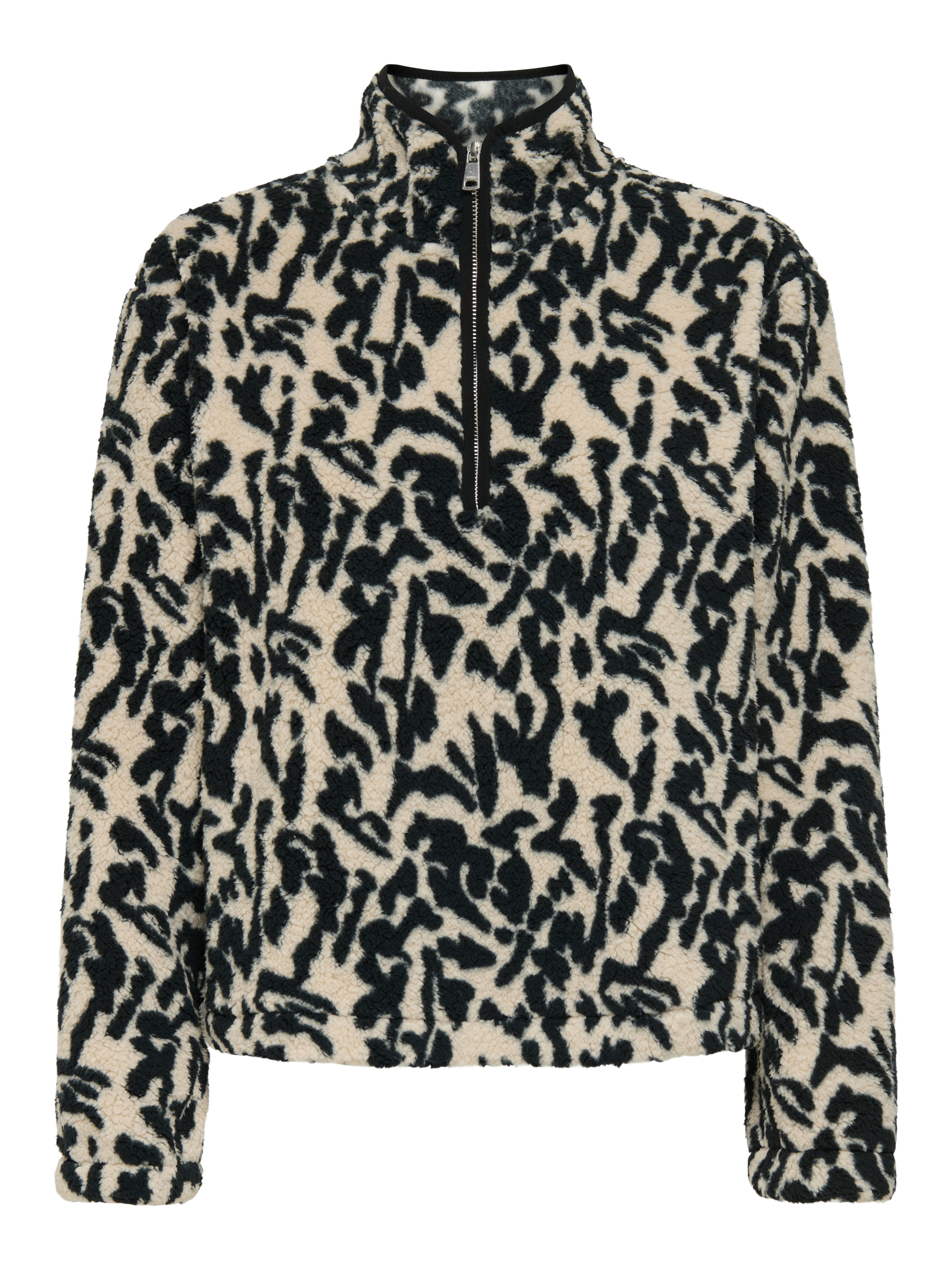 ONLY Sweat-shirt »ONLNEW DALLAS L/S HIGHNECK ZIP SWT NOOS«, fibre synthétique, coupe régulière
