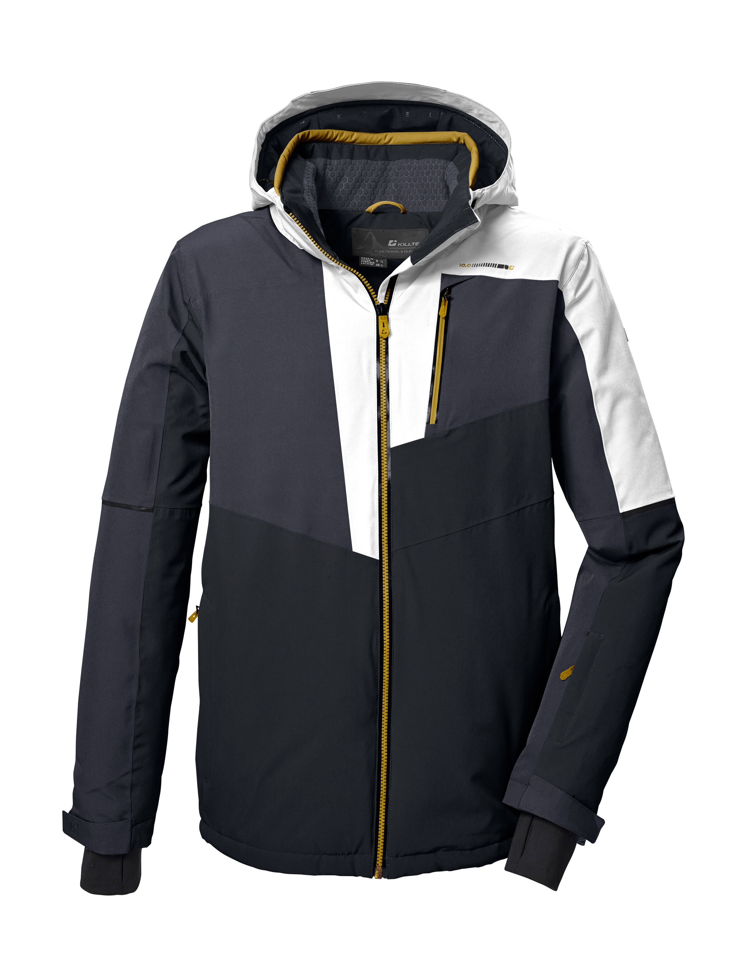 Killtec Veste de ski »KSW 76 MN SKI JCKT« veste fonctionnelle homme : étanche, respirante, stretch 4 directions