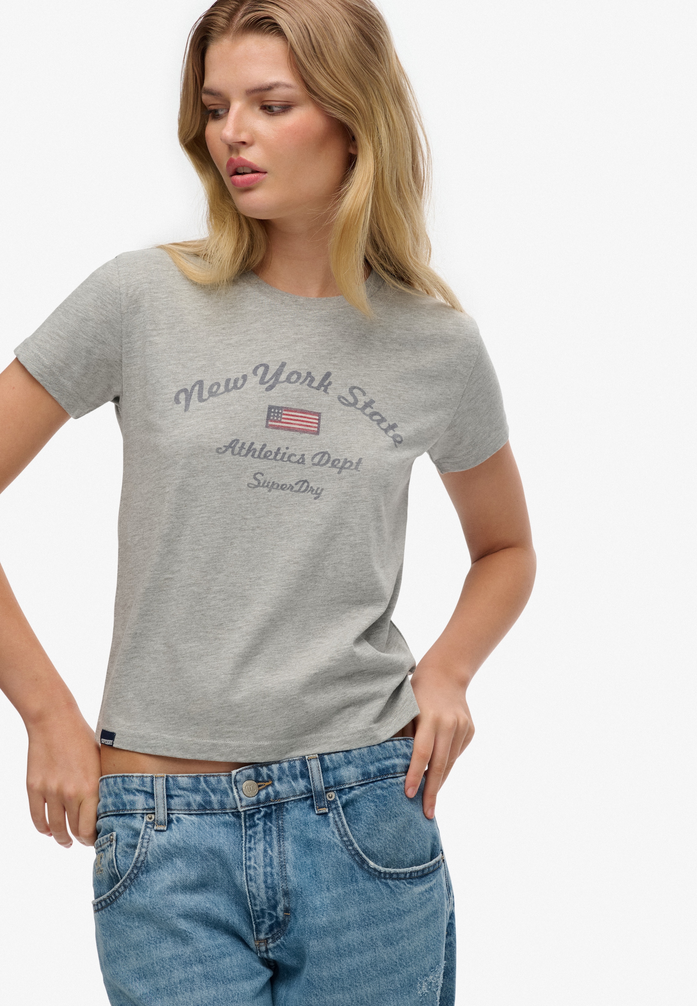 Superdry T-shirt imprimé »ATH ESS FITTED GRAPHIC TEE«