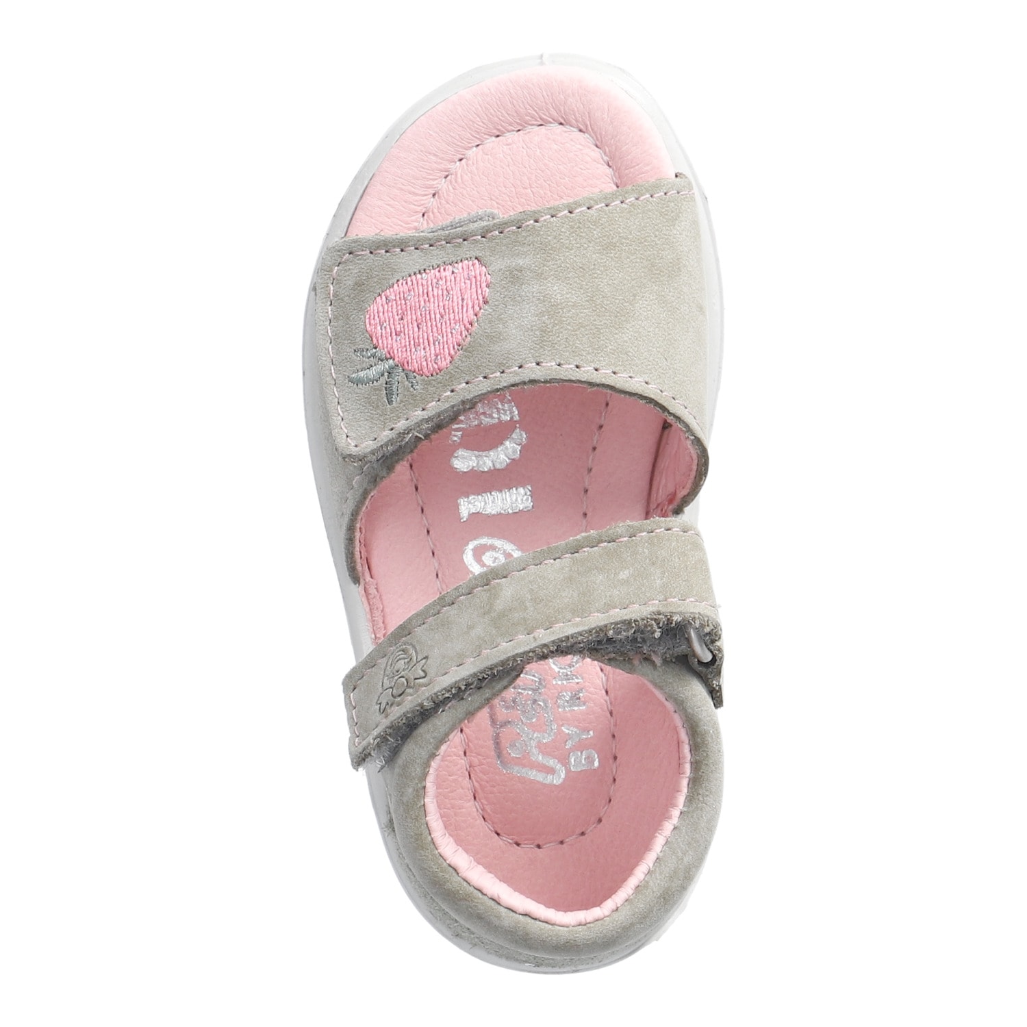 PEPINO by RICOSTA Lauflernschuh »Mimi WMS: mittel«  Sandalette mit Klett und Stickerei, Grössenschablone zum Download