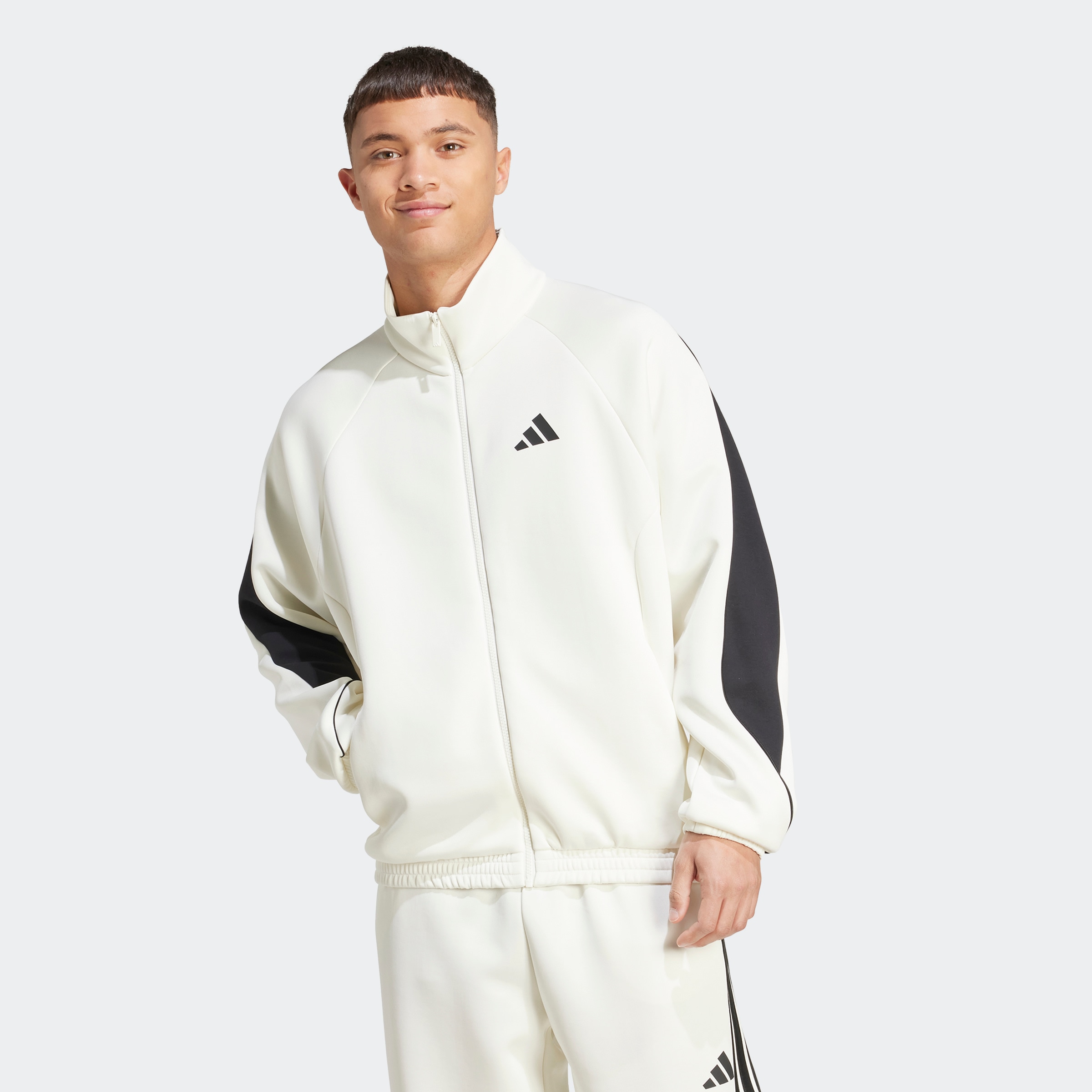 adidas Sportswear Pull à col roulé »STADIUM« aus Polyester und Baumwolle, mit Rollkragen, lockere Passform