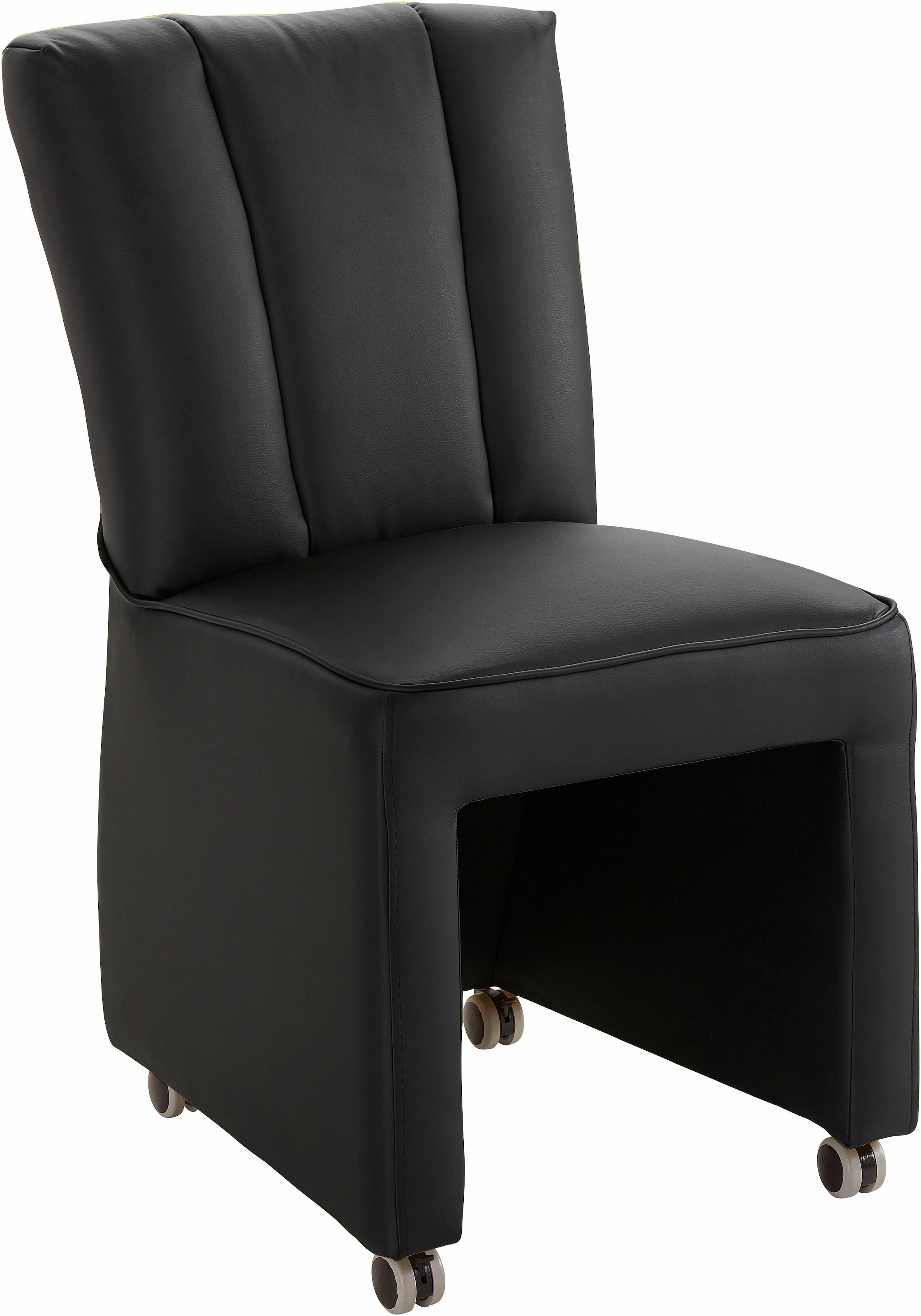 exxpo - sofa fashion Sessel »Costa, Loungesessel, Hochlehnsessel,  auf Rollen, Komfortsitzhöhe 53cm« kompakt und bequem, Breite 52 cm