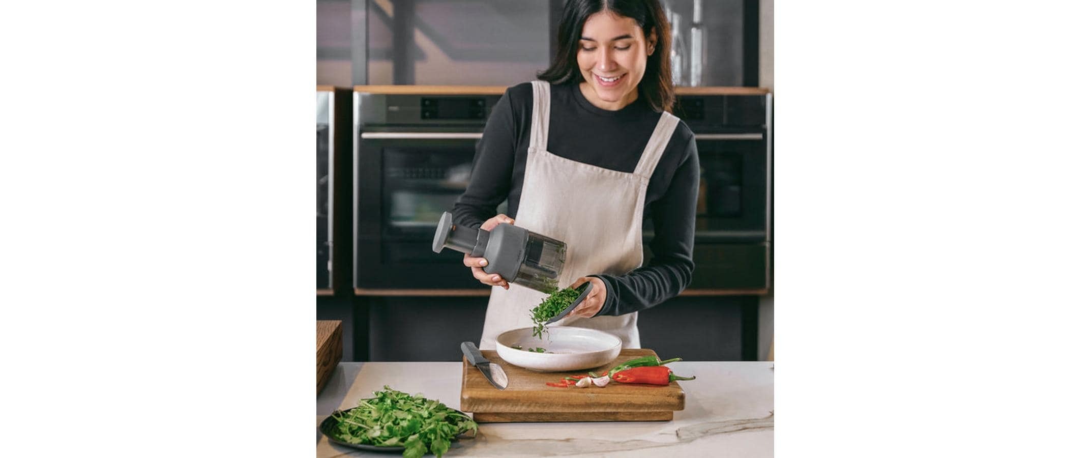 zyliss Hachoir à légumes »Zick Zick« Manueller Gemüsehacker