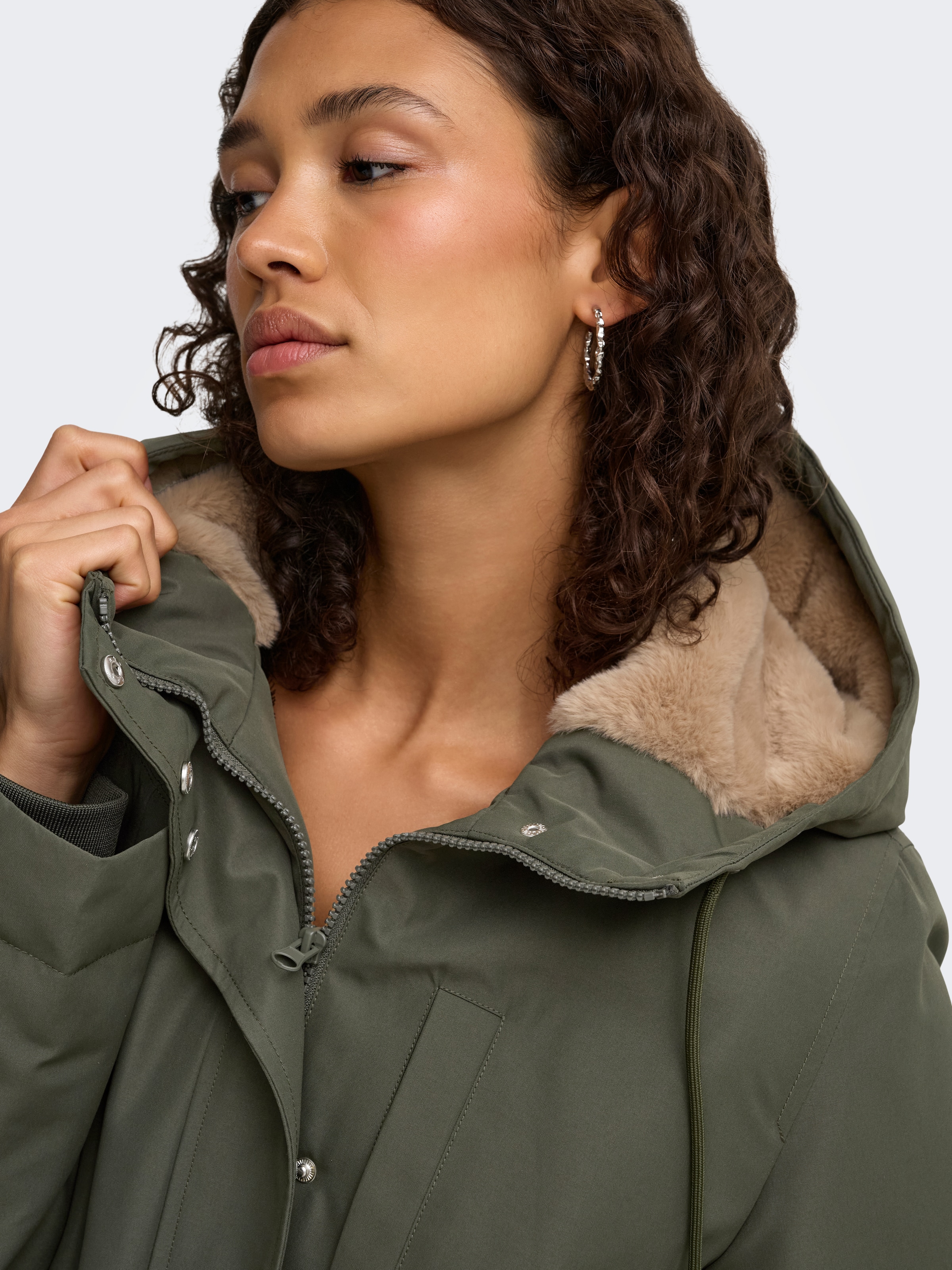 JDY Parka »JDYVALENCIA PARKA COAT OTW SIJ« avec capuche Polyester