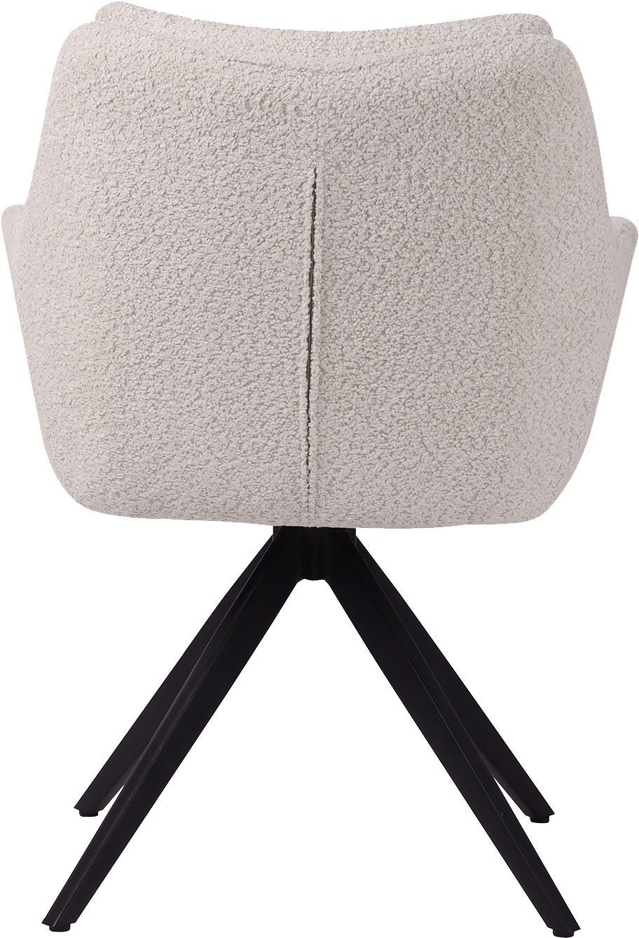 SIT Armlehnstuhl »Bordeaux Bouclé Stoff mit 360° Drehfunktion & Metallgestel« () Flexible Drehfunktion & Öko-Tex Bouclé-Bezug für Komfort