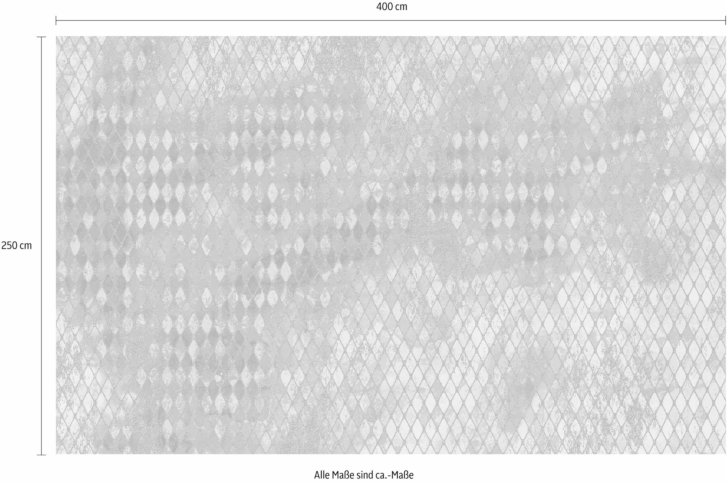 Komar Vliestapete »Digitaldruck Vlies -  Harlekin - Grösse 400 x 250 cm« bedruckt glatt Wohnzimmer, Schlafzimmer