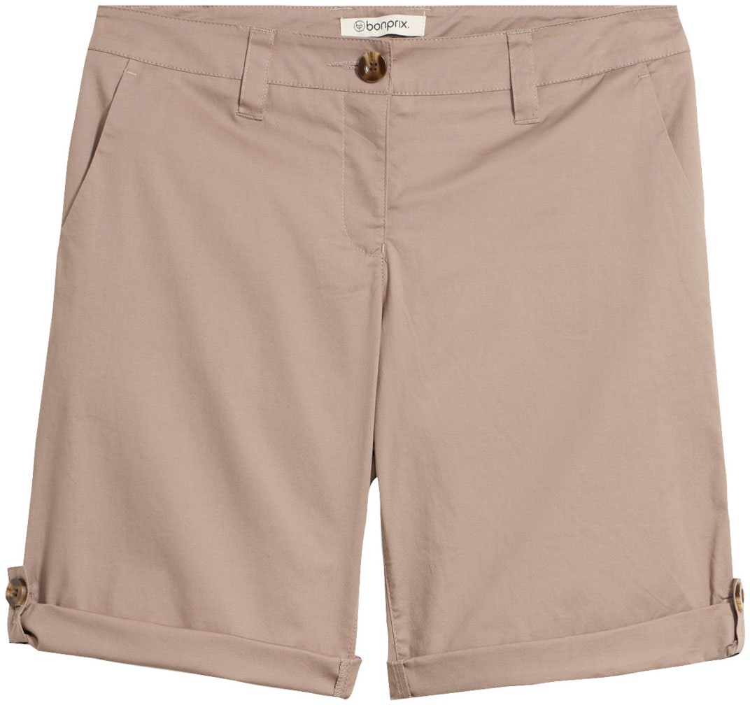 bonprix Bermuda »Stretch Bermuda«  mit krempelbaren Beinen, Regular Fit