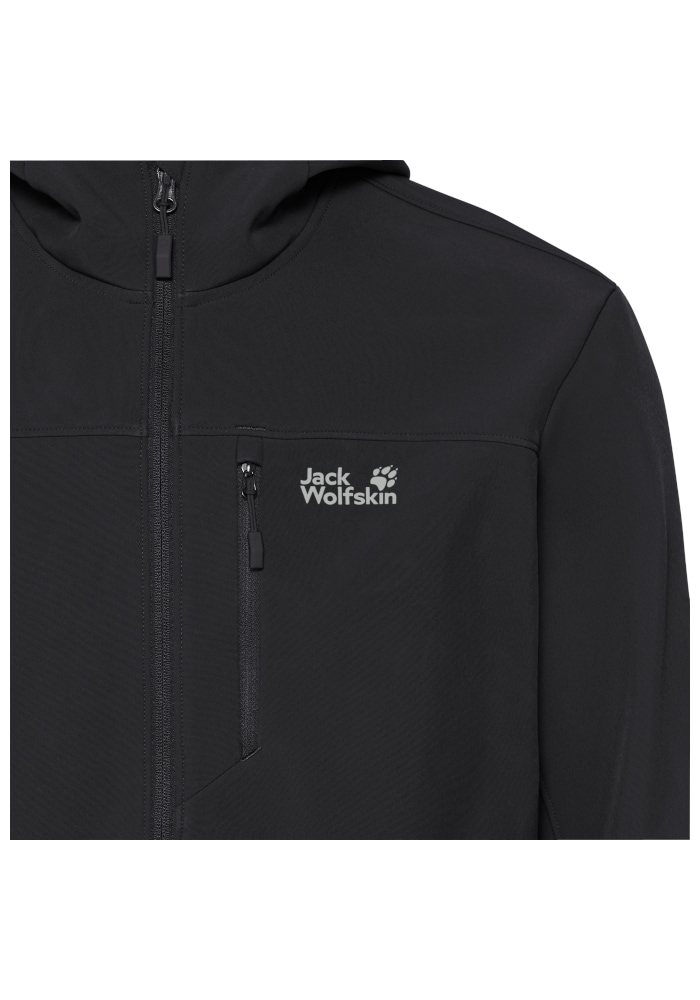 Jack Wolfskin Veste d'extérieur »WILD WINDS HOODED JKT M« pour la randonnée et autres activités de plein air