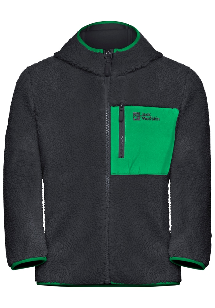 Jack Wolfskin Veste polaire »ICE CURL HOOD JACKET K« avec capuche avec capuche, en polaire polyester, coupe normale