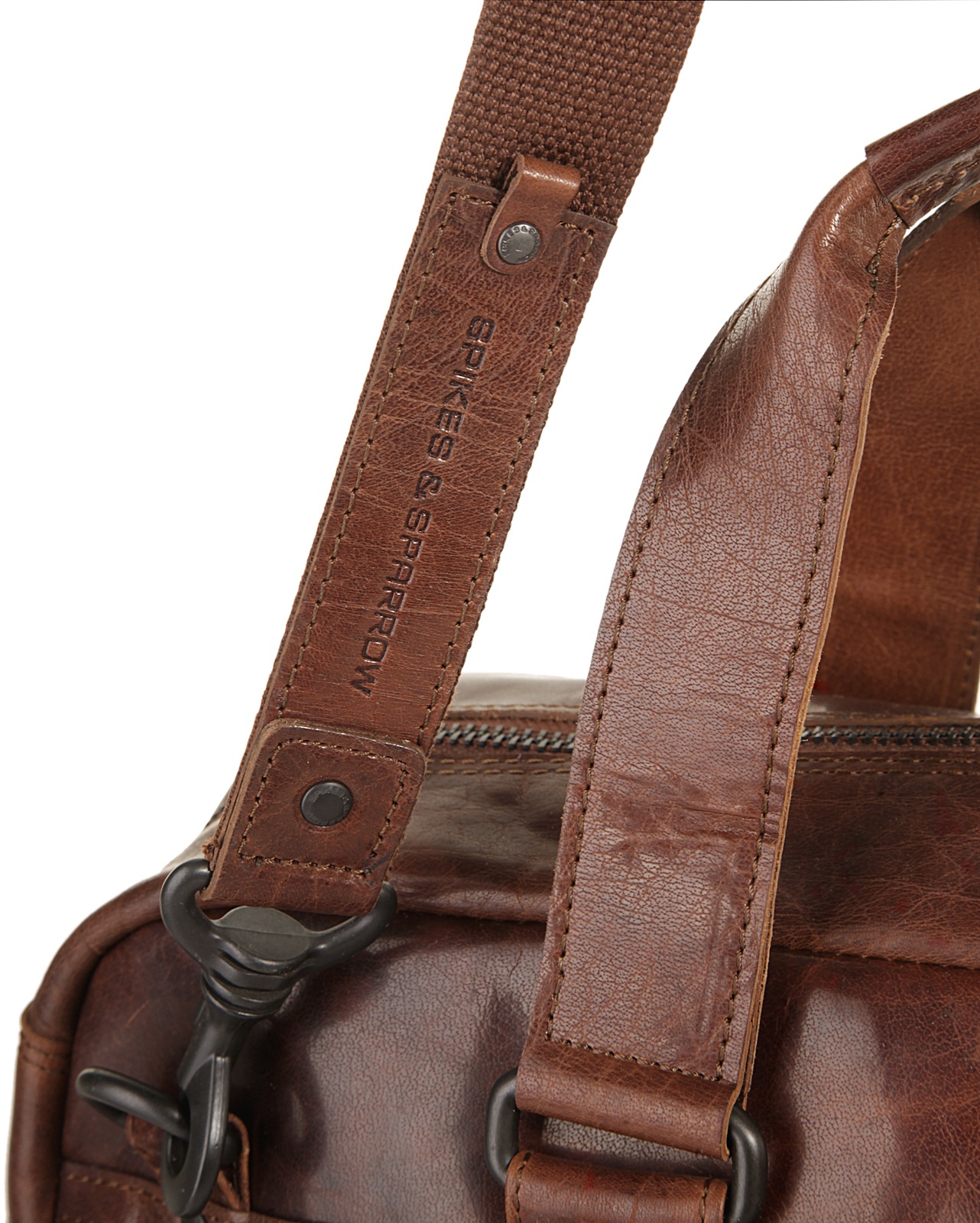 Spikes & Sparrow Sac de voyage echt Leder