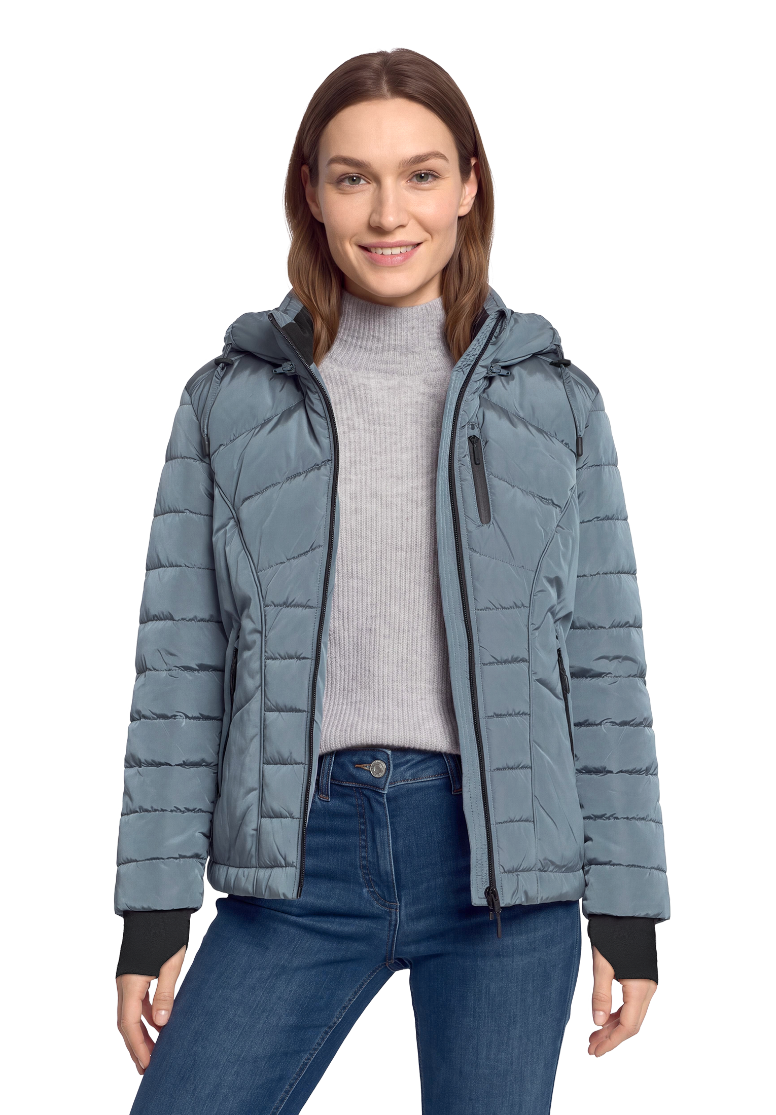 Gil Bret Steppjacke mit Kapuze Winterjacke mit Kapuze