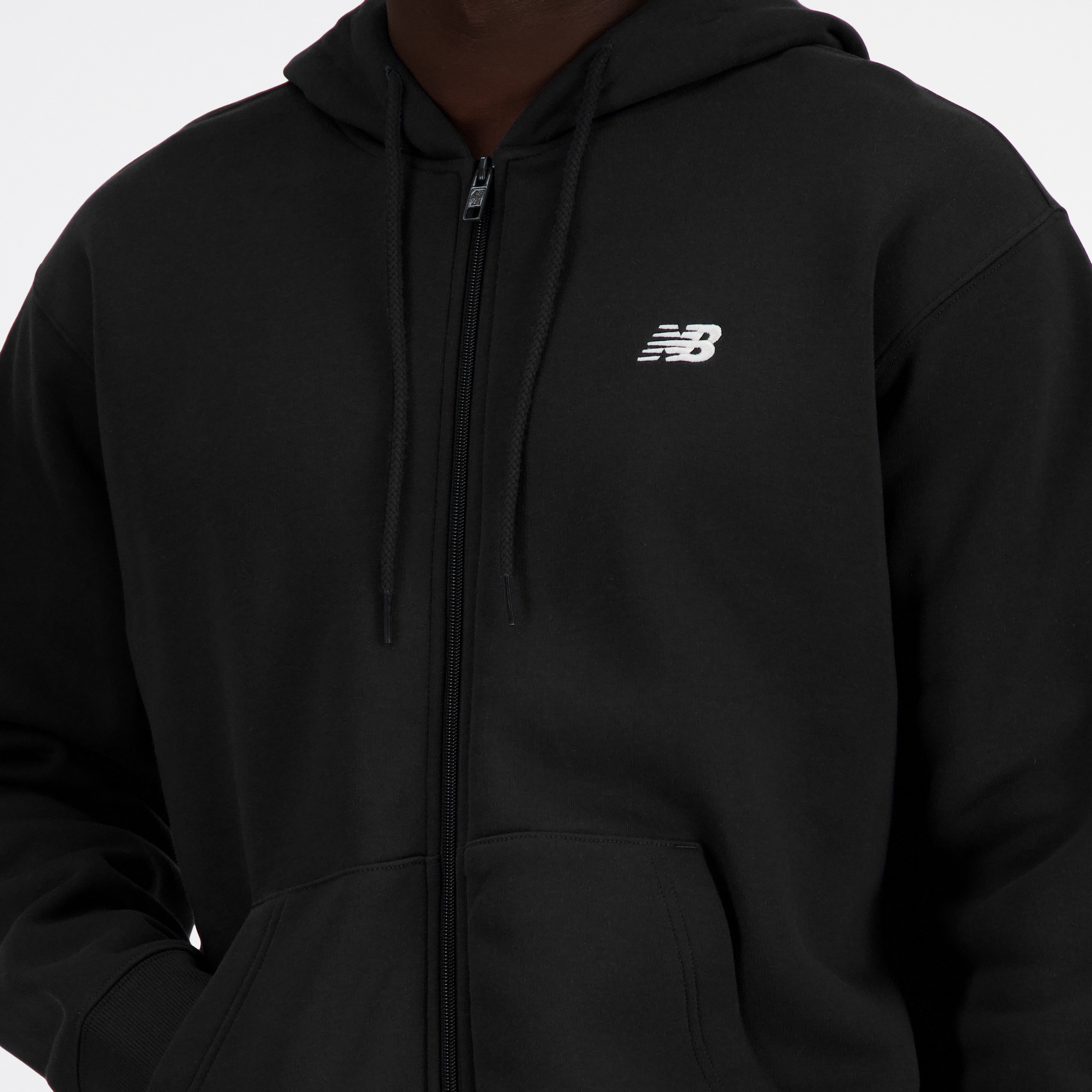 New Balance Kapuzensweatjacke mit Kapuze, für Alltag und Sport, weicher Stoff, lockere Passform