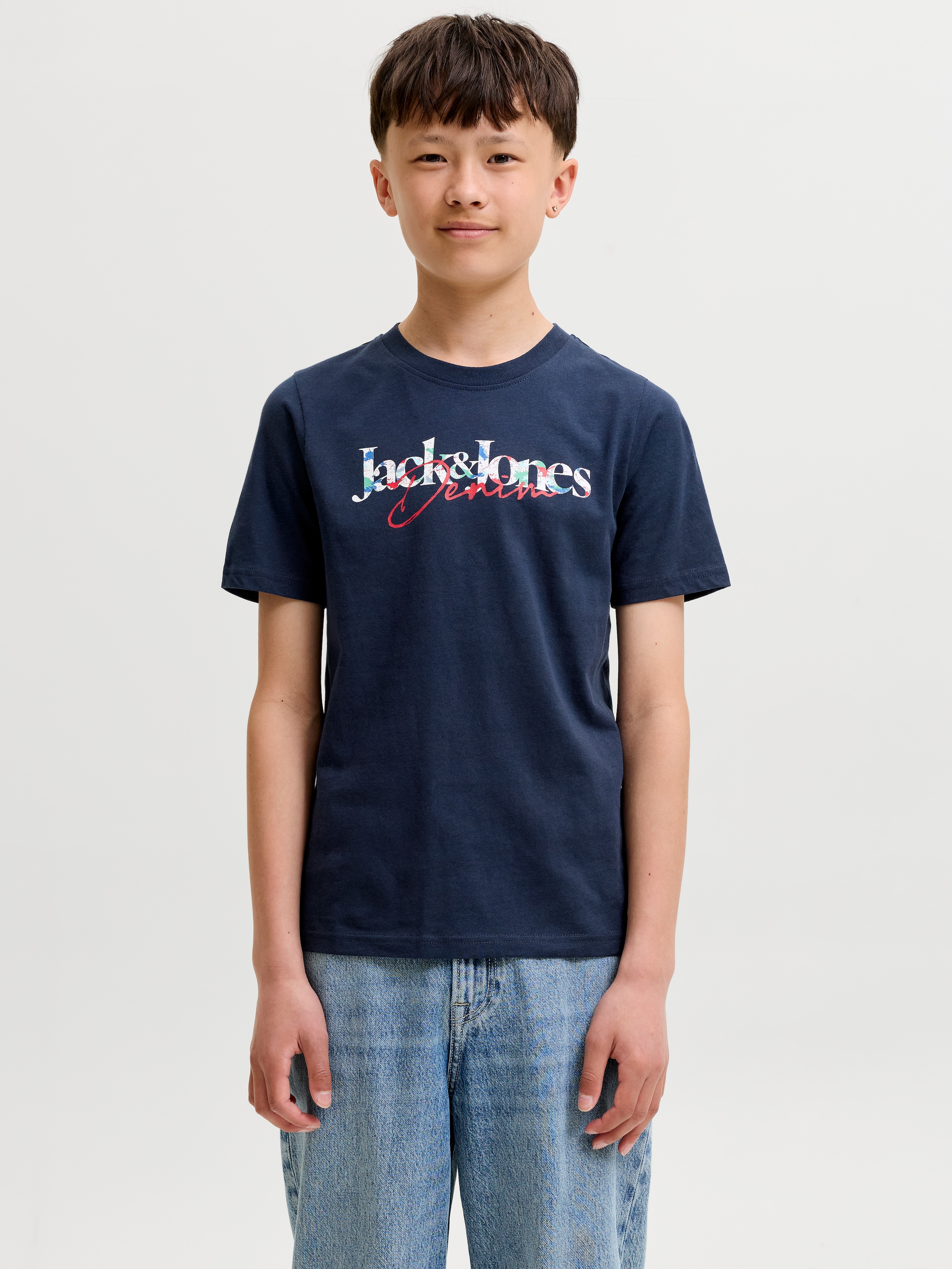 Jack & Jones Junior Rundhalsshirt »JJTOM TEE SS CREW NECK SN JNR« Baumwolle, regular fit