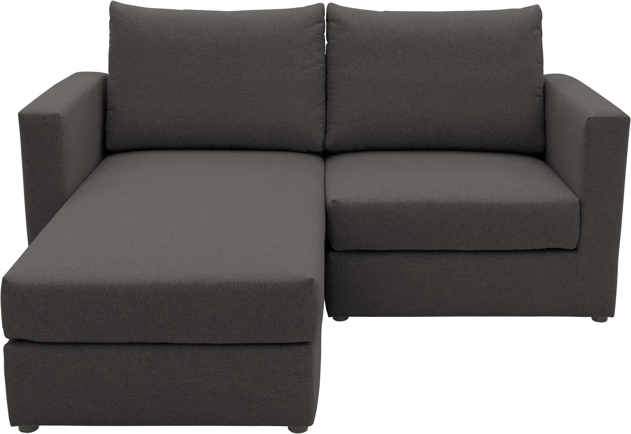 DOMO collection 2-places »Bibury smartes, modulares Ecksofa aus Sofa & Hocker mit Schlaffunktion« Sitzfläche mit Federkern, inkl. 2 Rückenkissen