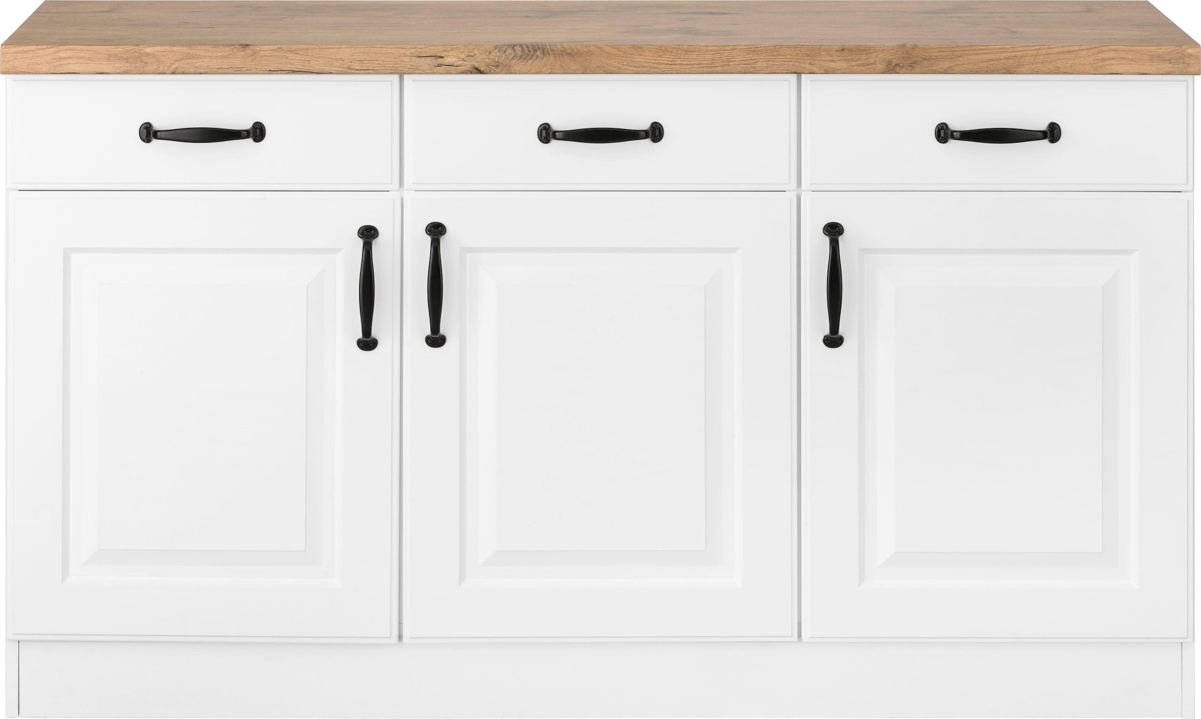 wiho Küchen Unterschrank »Erla« 150 cm breit mit Kassettenfront