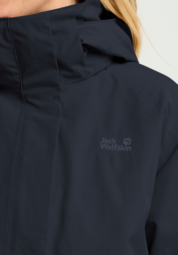 Jack Wolfskin 3-in-1-Funktionsmantel »BAYLIGHT 3IN1 COAT W« 3-in-1 Mantel, warm, wasserdicht und winddicht