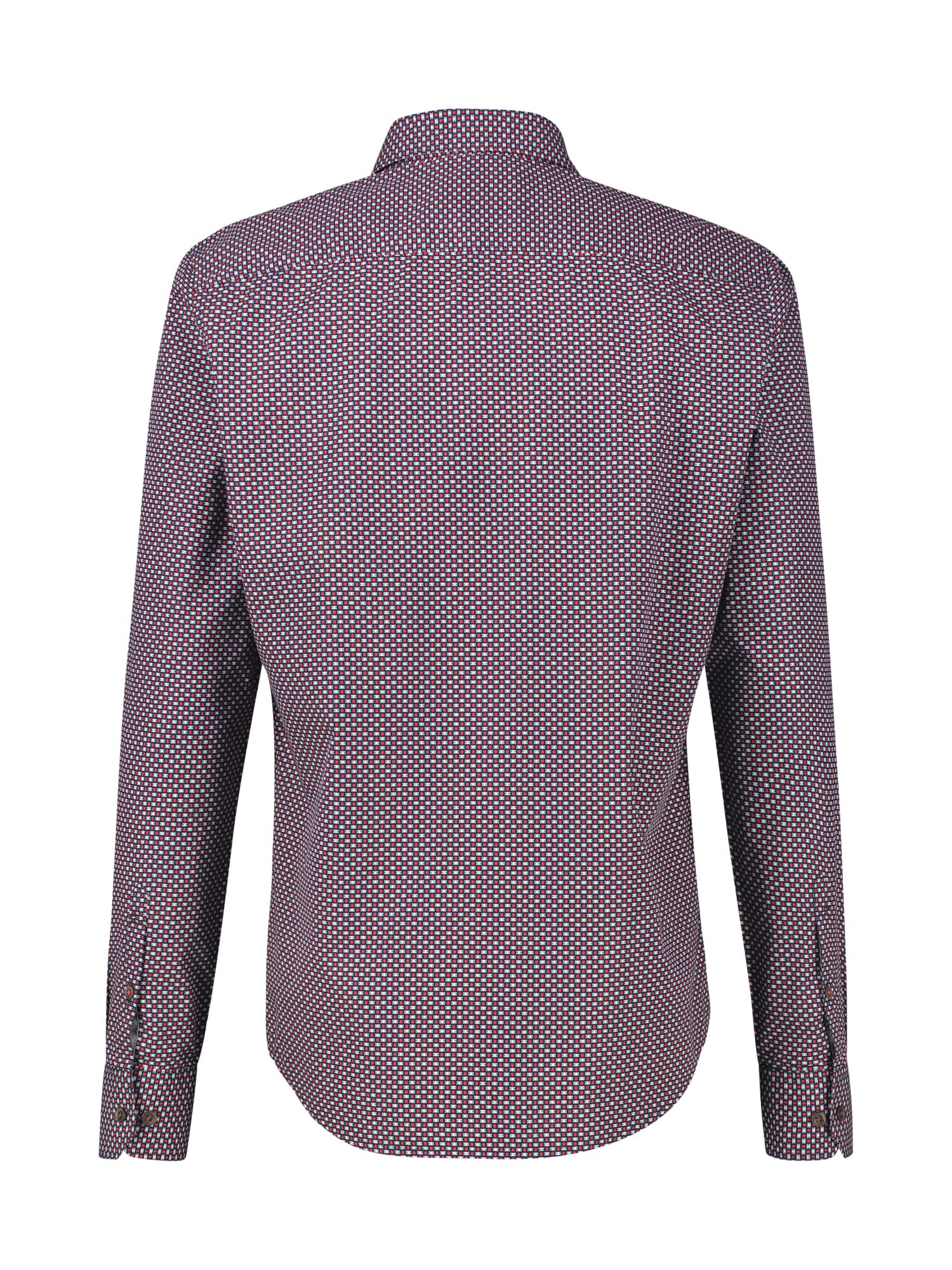 LERROS Chemise à manches longues »Langarmhemd in Übergrössen, dezent gemustert«