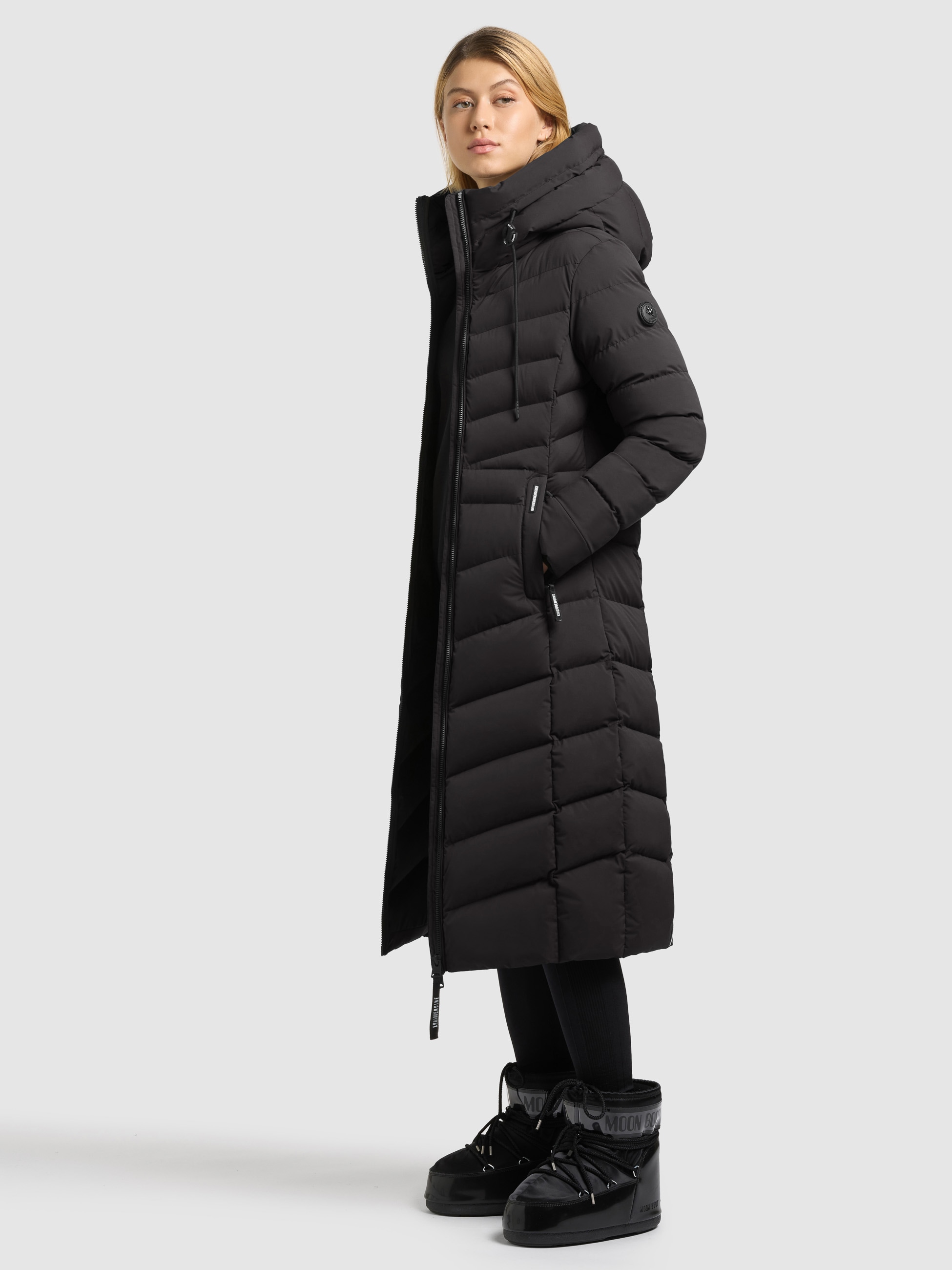 khujo Manteau matelassé »INGRAM6« avec couture viennoise, fermeture éclair à deux sens