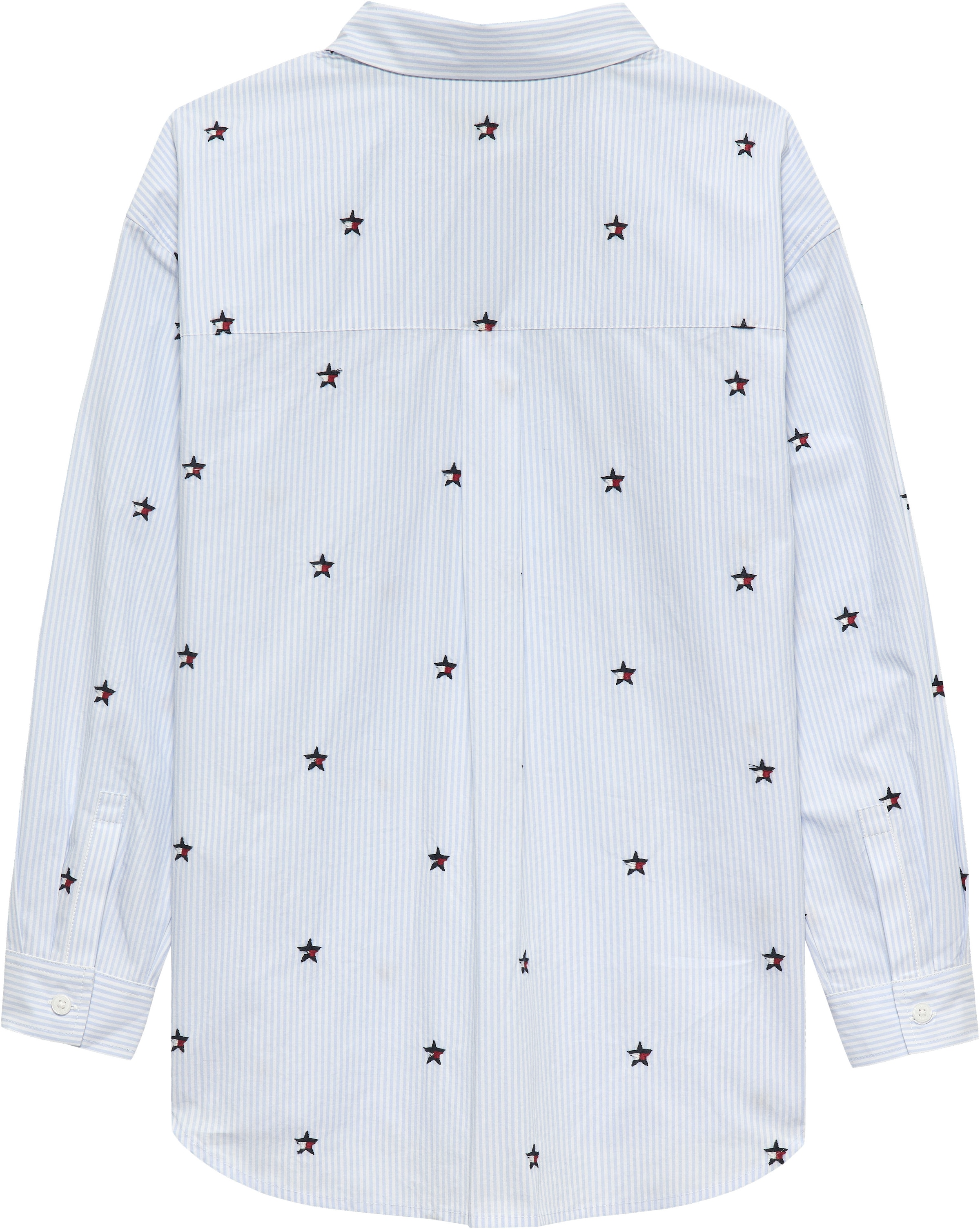 Tommy Hilfiger Blouse chemise »STRIPED STAR SHIRT LONG SLEEVE« Enfants jusqu'à 16 ans, avec broderies