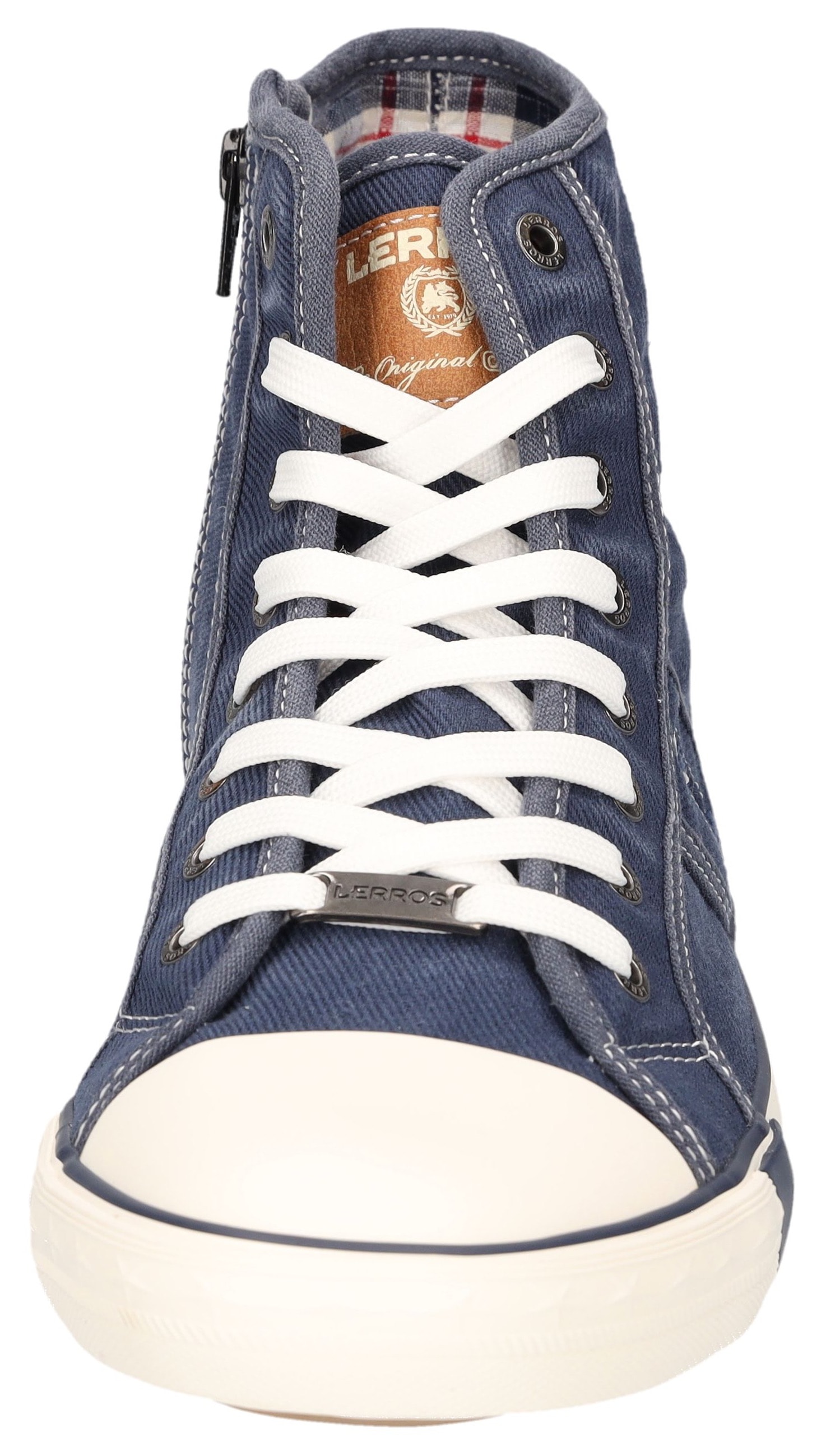 LERROS Sneakerboots  Schnürboots, High Top Sneaker, Canvas-Boots mit Gummikappe