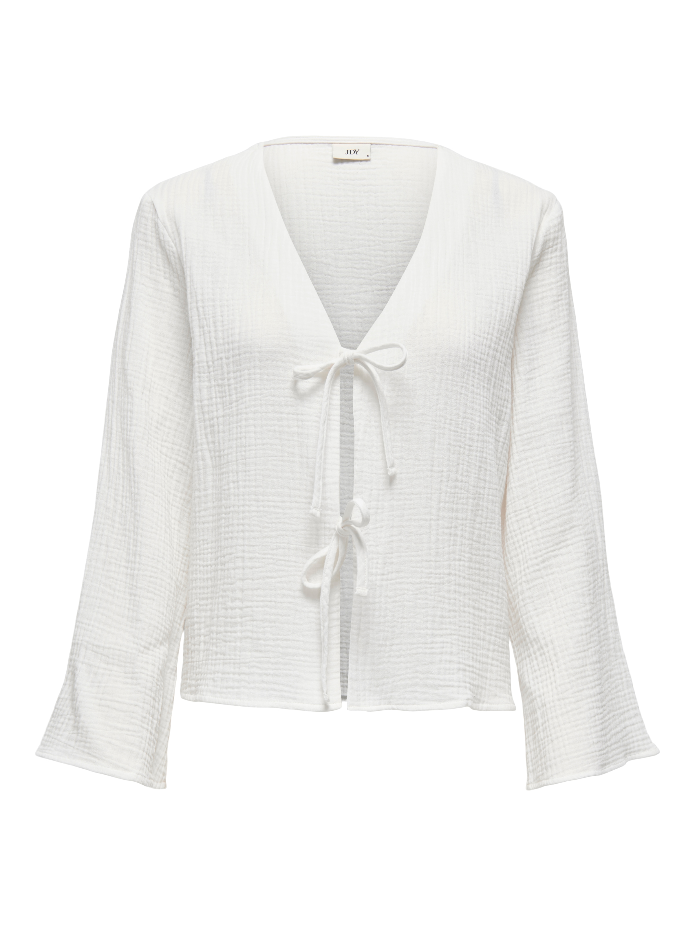 JDY Blouse à manches longues »JDYTHEIS LIFE L/S TOP WVN NOOS« coton, coupe régulière, qualité mousseline