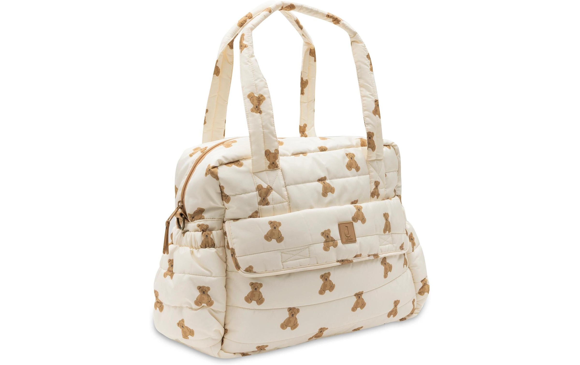 Jollein Sac à langer »Mini Teddy Bear« Geräumige Tasche für unterwegs mit Baby