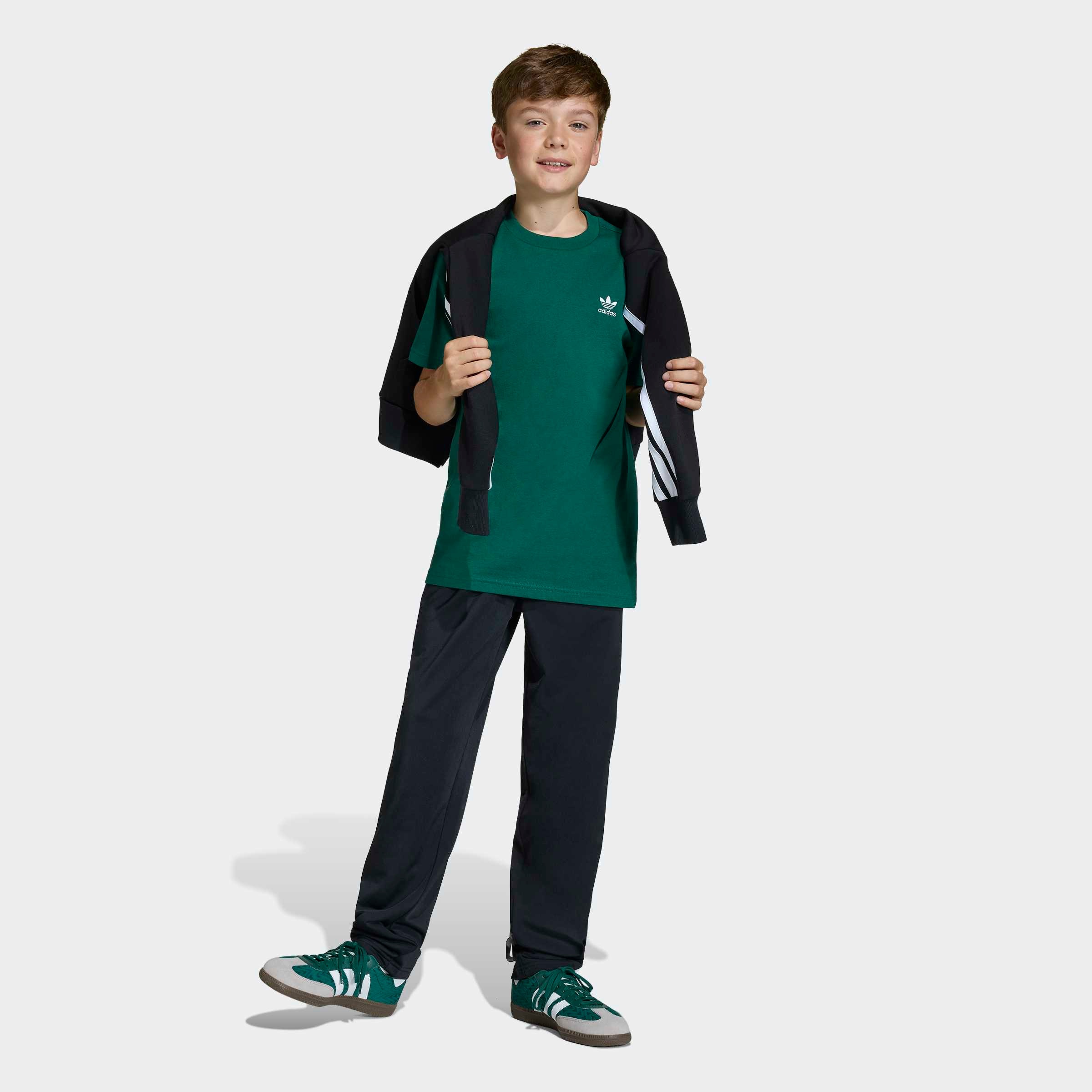 adidas Originals T-shirt »TEE« für Kinder und Teens, mit gerippten Details, mit Rundhalsausschnitt