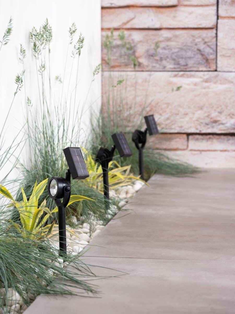 LUXFORM Gartenstrahler »Solar-Erdspiessleuchte - Zamora - 3 Stück - LED« LED-Modul 3 Stk. Solarbetrieben