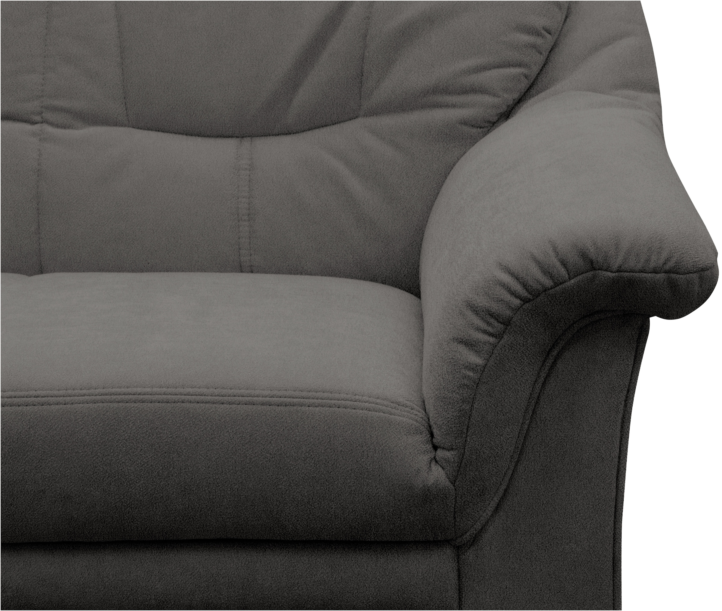 GOODproduct Canapé d'angle »Nyborg 234 x 142 cm, stabil, komfortabel, formschön mit Steppungen« Forme en L, en microfibre douce et facile d'entretien