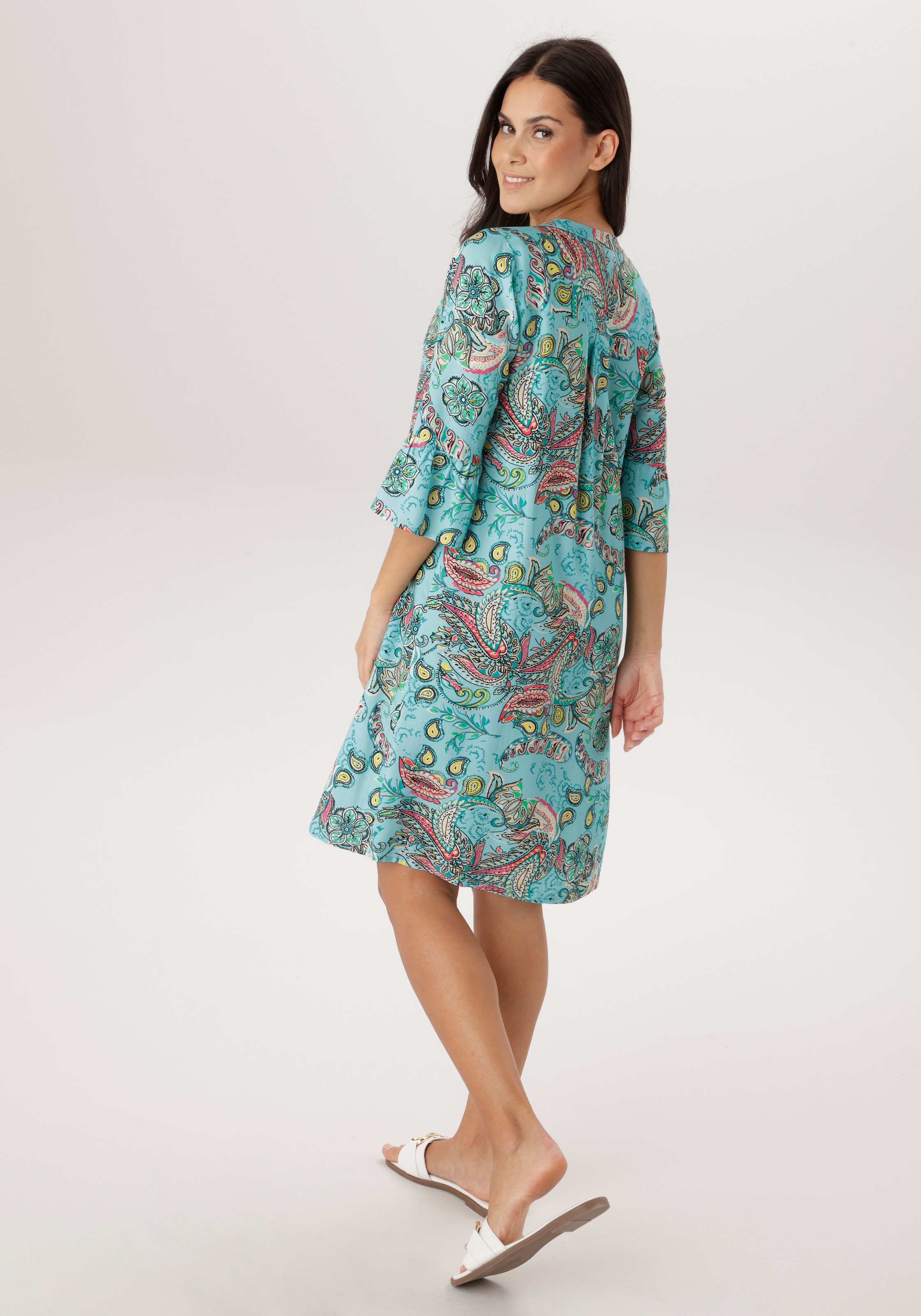 Aniston SELECTED Robe chemisier mit orientalisch inspirierter Paisleymusterung - NEUE KOLLEKTION