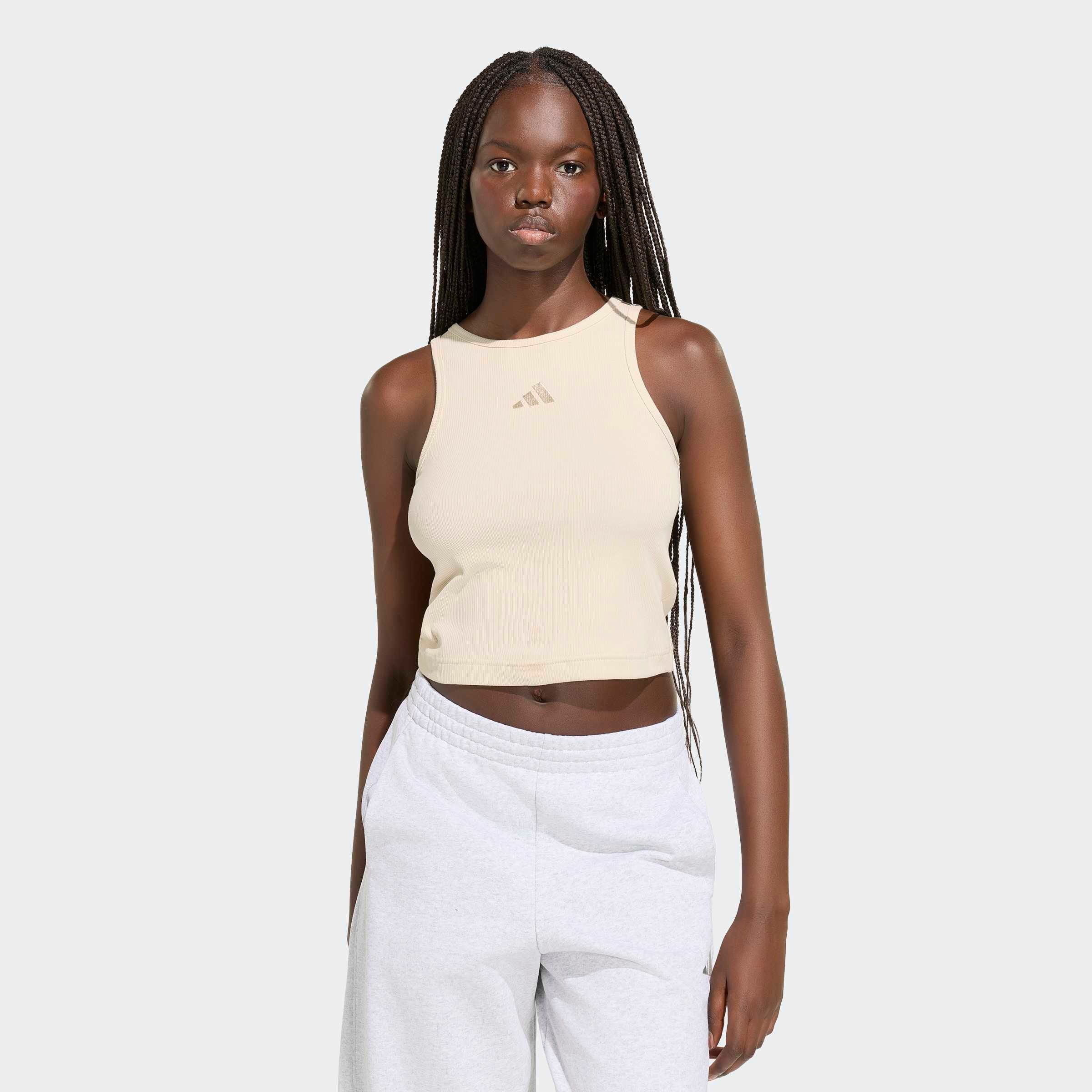 adidas Sportswear Débardeur »W AK SL RIB TNK« style sportif, pour mode sport et streetwear, longueur normale