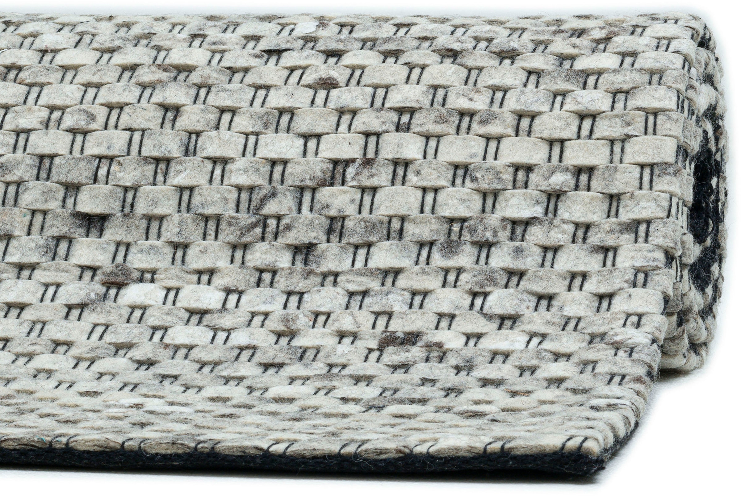 THEKO Tapis en laine »Tauern« Rectangulaire 10 mm Höhe Handweb Teppich, reine Wolle, handgewebt