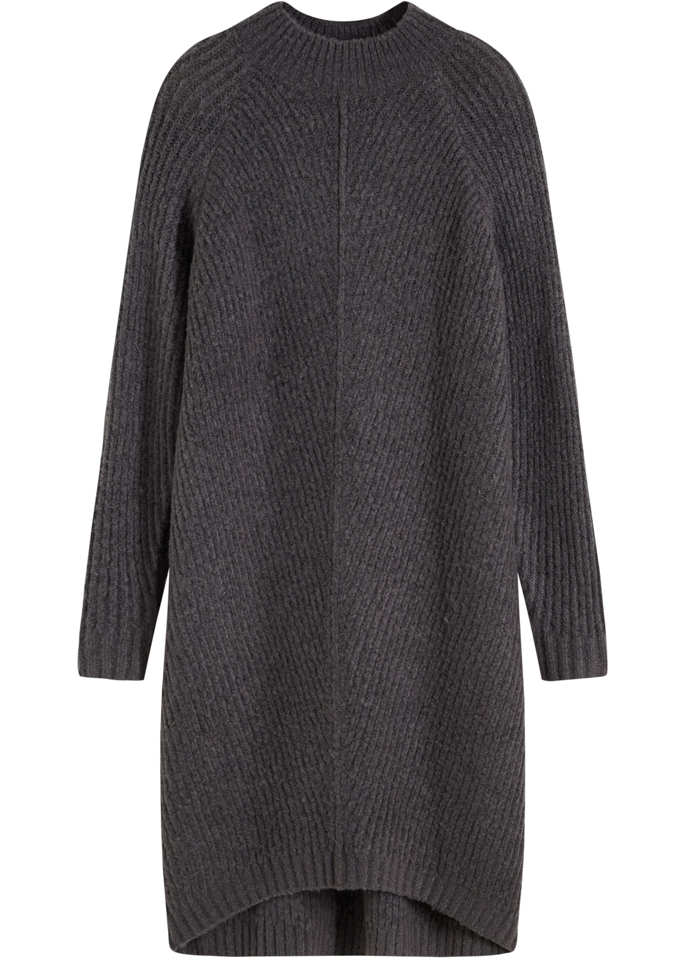 bonprix Strickkleid »Strickkleid mit Vokuhila-Saum« Strickkleid mit Vokuhila-Saum