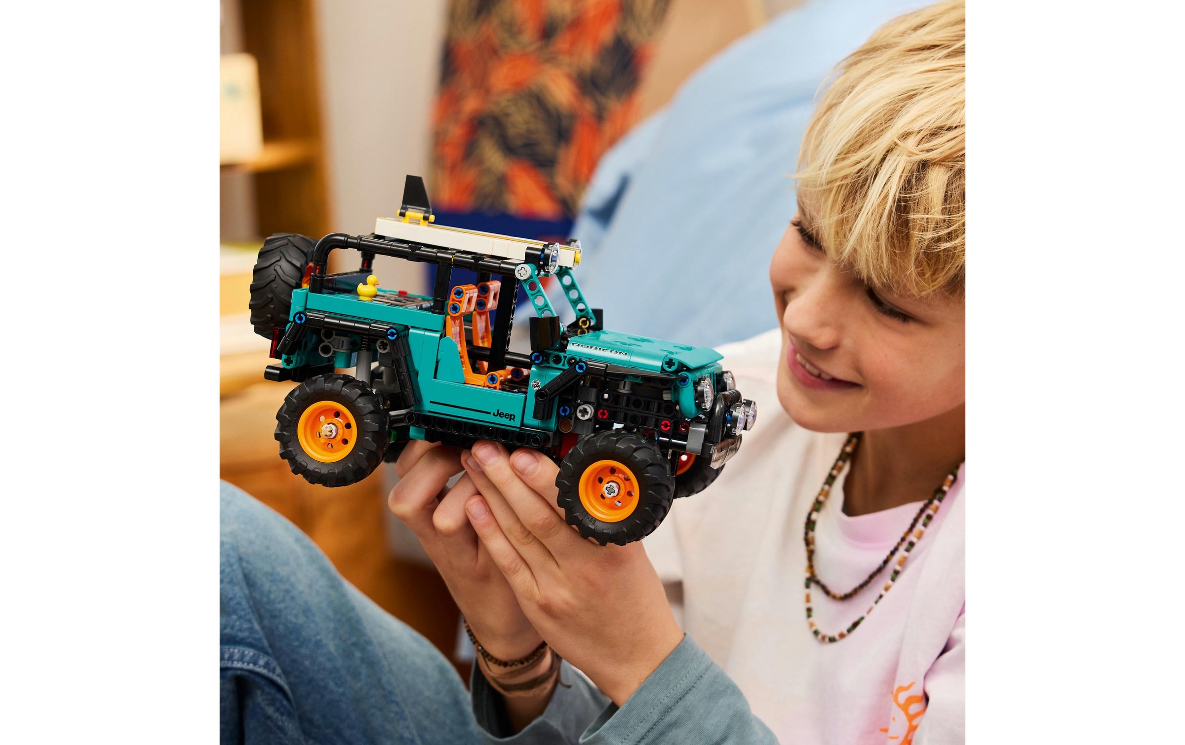 LEGO® Konstruktionsspielsteine »Jeep Wrangler Rubicon Geländewagen (42227), LEGO Technic«