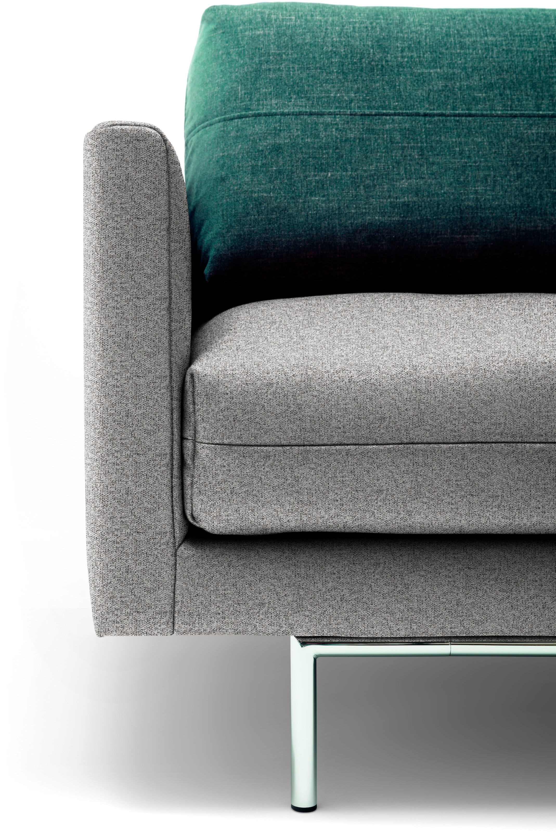 Creation BY ROLF BENZ 3-places »CR.414, Designsofa, edles Sofa, Loungesofa, Ledersofa, klares Design« en cuir ou chenille, confort d'assise de première qualité, rembourrage décontracté