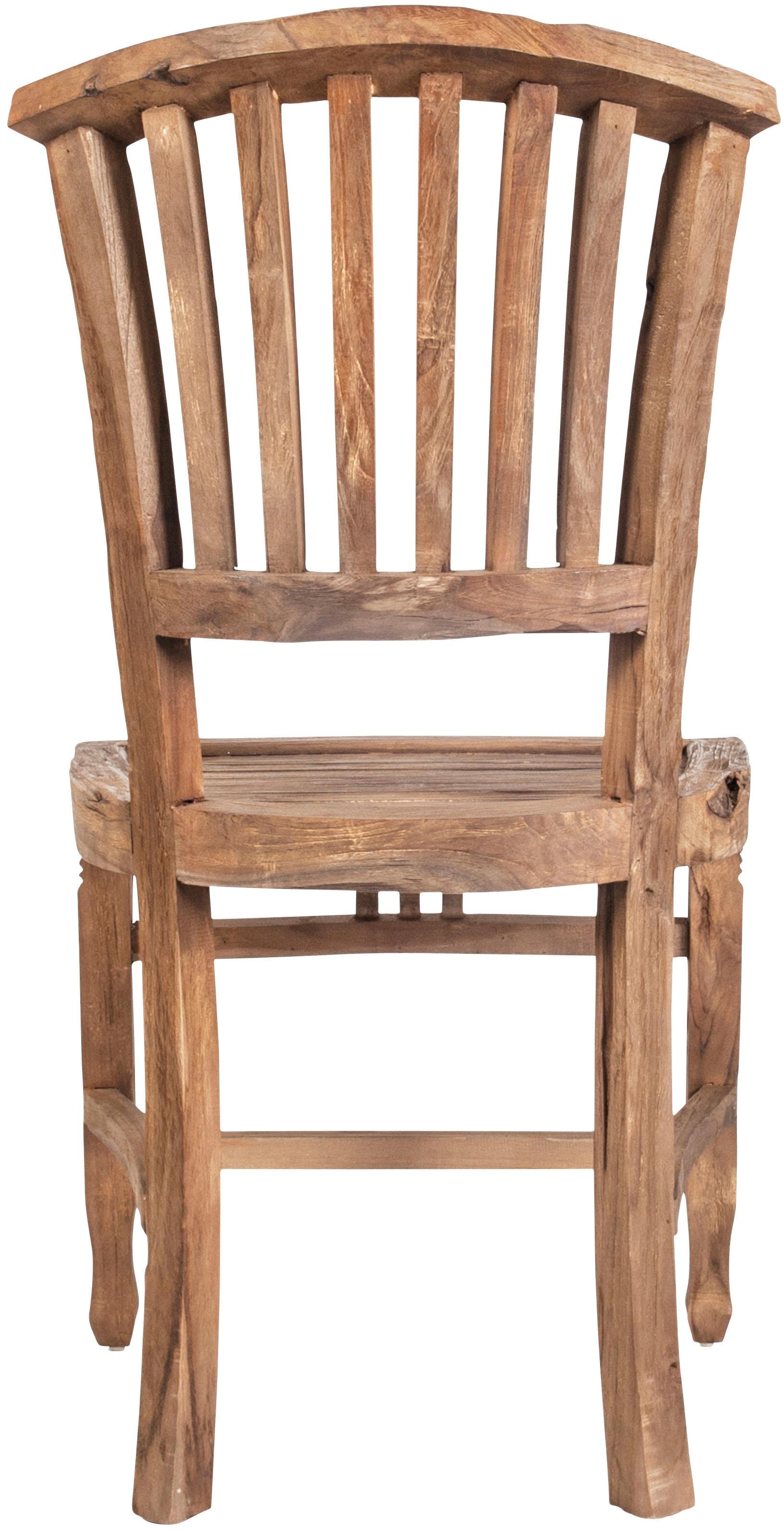 SIT Stuhl »Cottbus aus recyceltem Teakholz – Massivholz – Brettsitz« () Massiver Brettsitz aus recyceltem Teakholz mit zeitlosem Design
