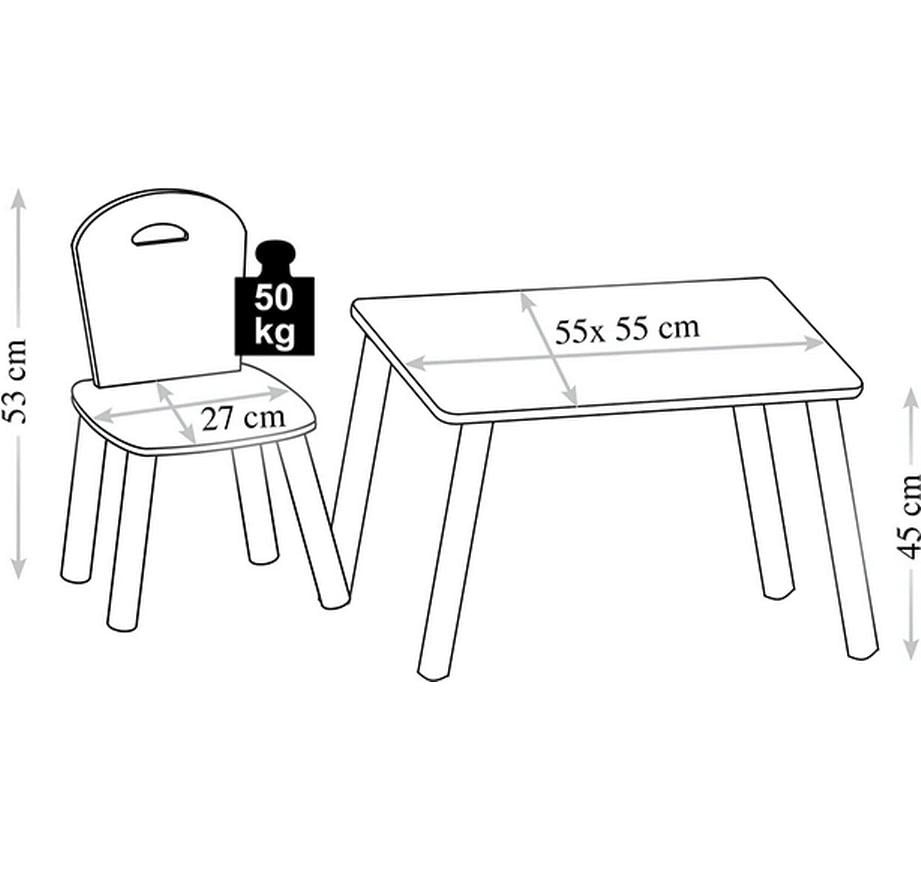 KESPER® Ensemble de sièges pour enfants »Kesper Alpaka Mehrfarbig«