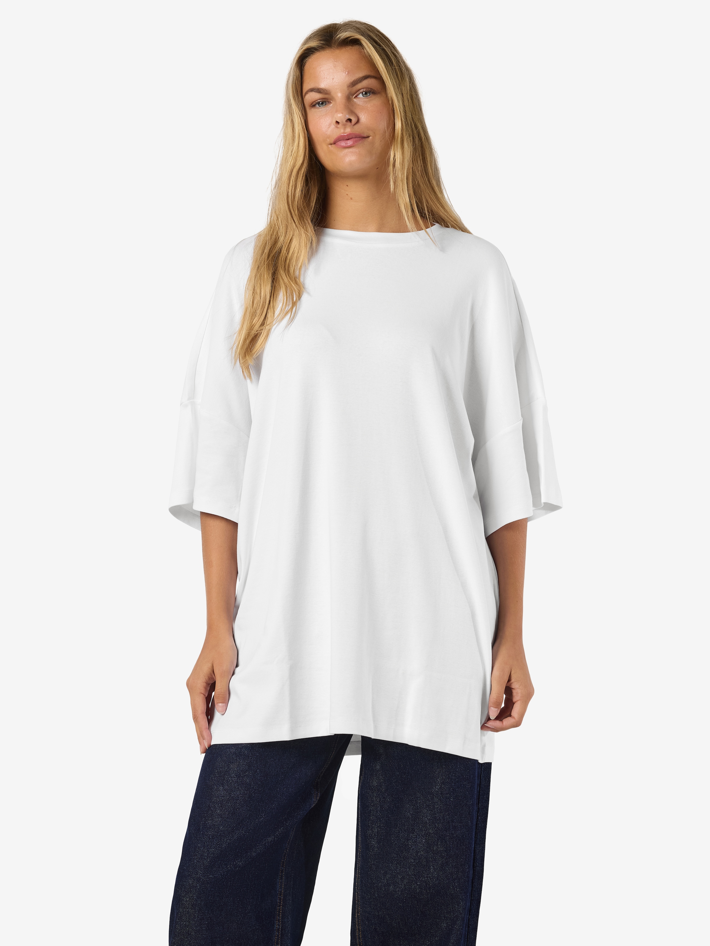 Noisy may T-shirt oversize »NMMOCCA 2/4 BOXY TEE DRESS JRS FWD NOOS«
