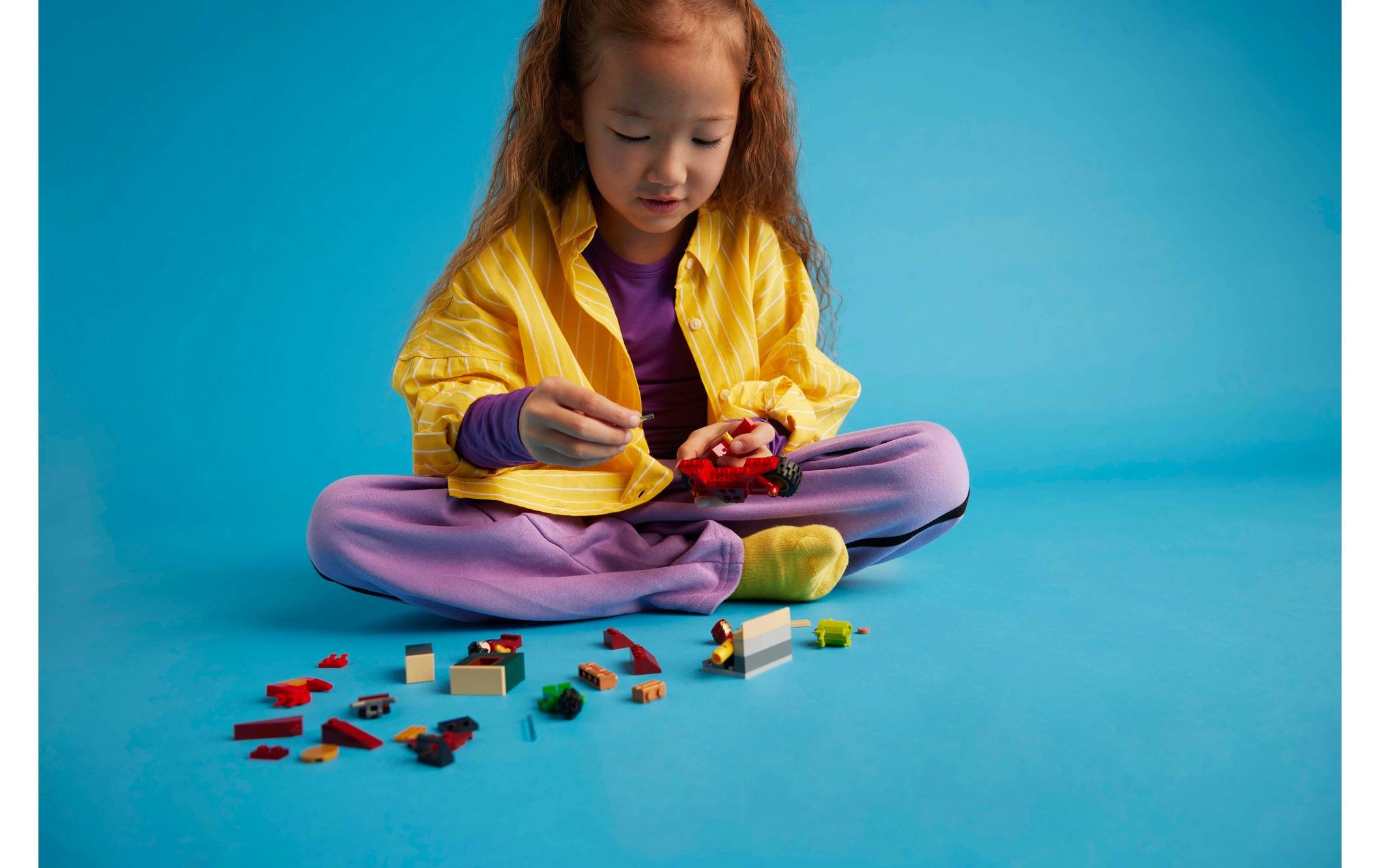 LEGO® Konstruktionsspielsteine »Marvel Iron Man mit Bike und der Hulk 76287«