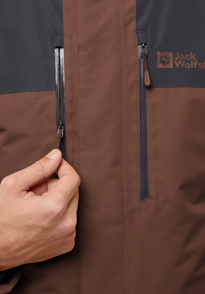 Jack Wolfskin 3-in-1-Funktionsjacke »JASPER 3IN1 JKT M« mit Kapuze 3in1, wasserdicht, Übergangsjacke