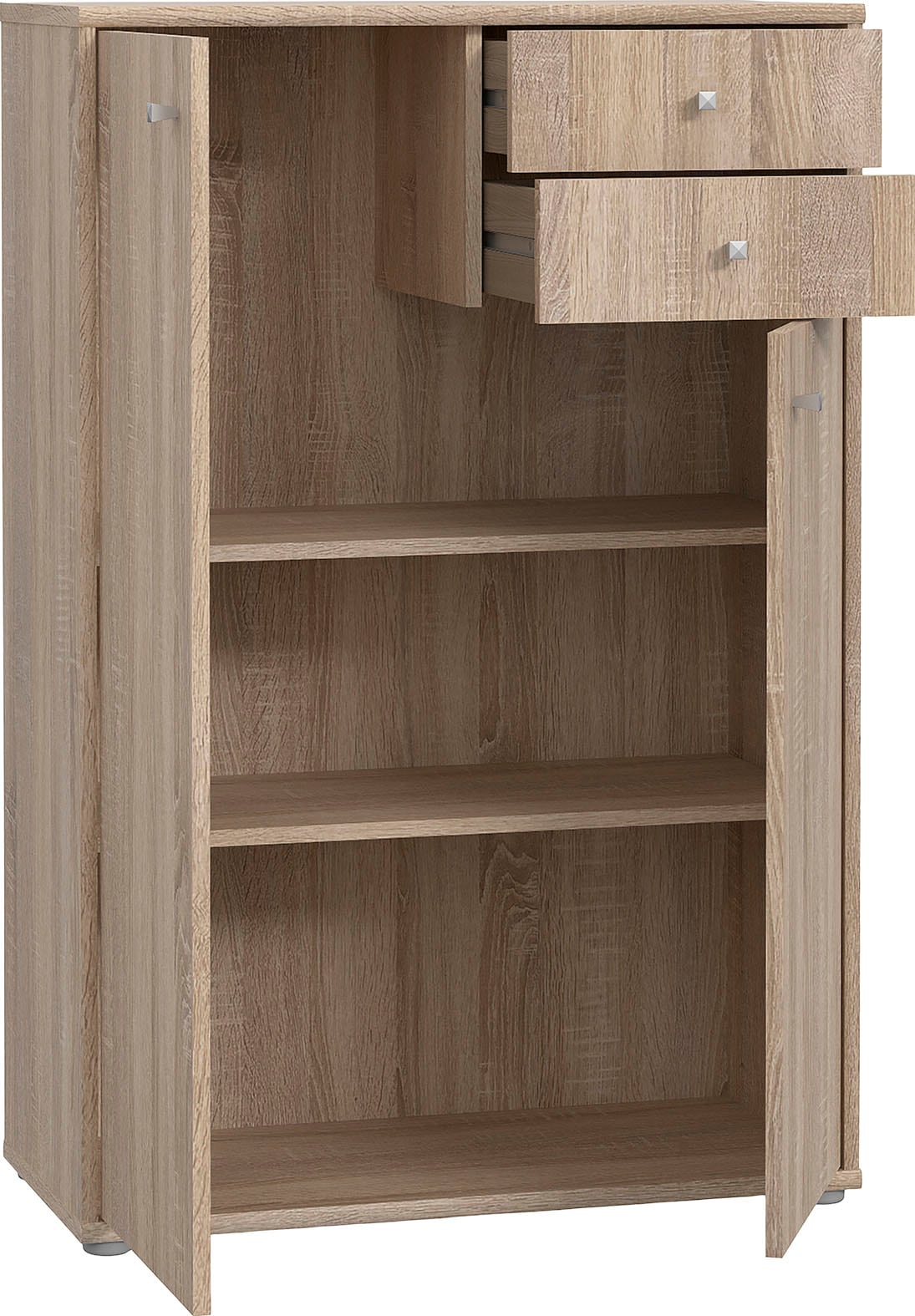 FORTE Commode »Tempra, Kommode, 2 Türen, 2 Schubkästen, viel Stauraum« largeur 73,7 cm