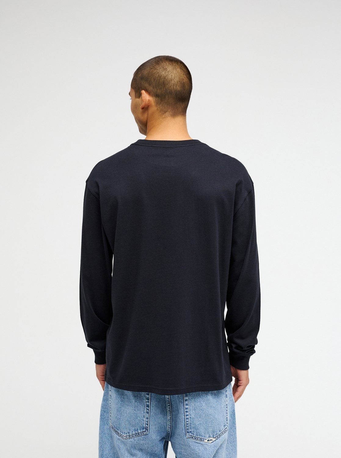 Quiksilver T-shirt à manches longues »SALT WATER LS« en coton, tailles S à XXL,