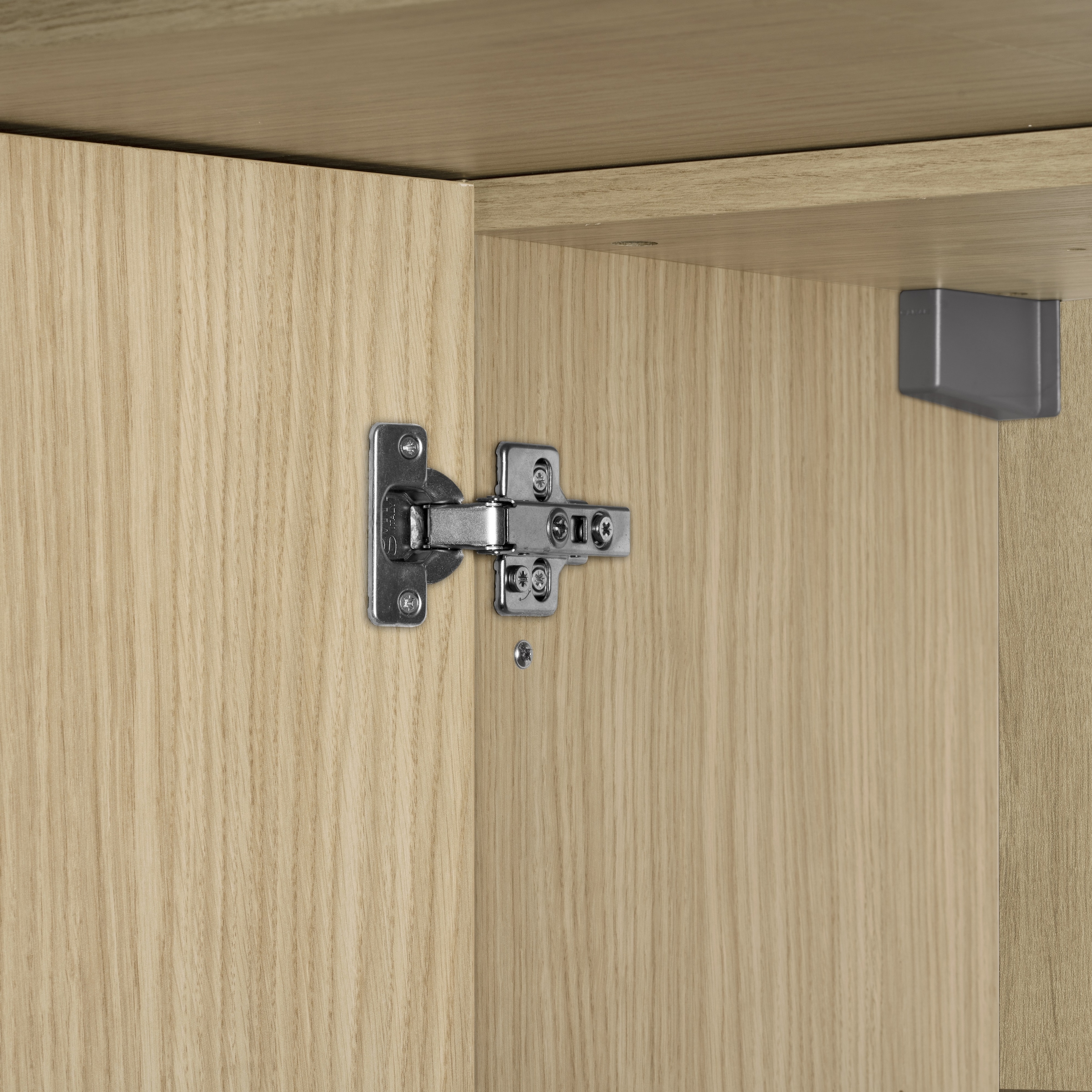 KOCHSTATION Kitchenette »Luna, Einbauküche, Zeilenküche, mit Soft-Close Funktion, Made in Italy« Breite 300 cm ohne E-Geräte, mit Spüle+Siphon und Aufsatz