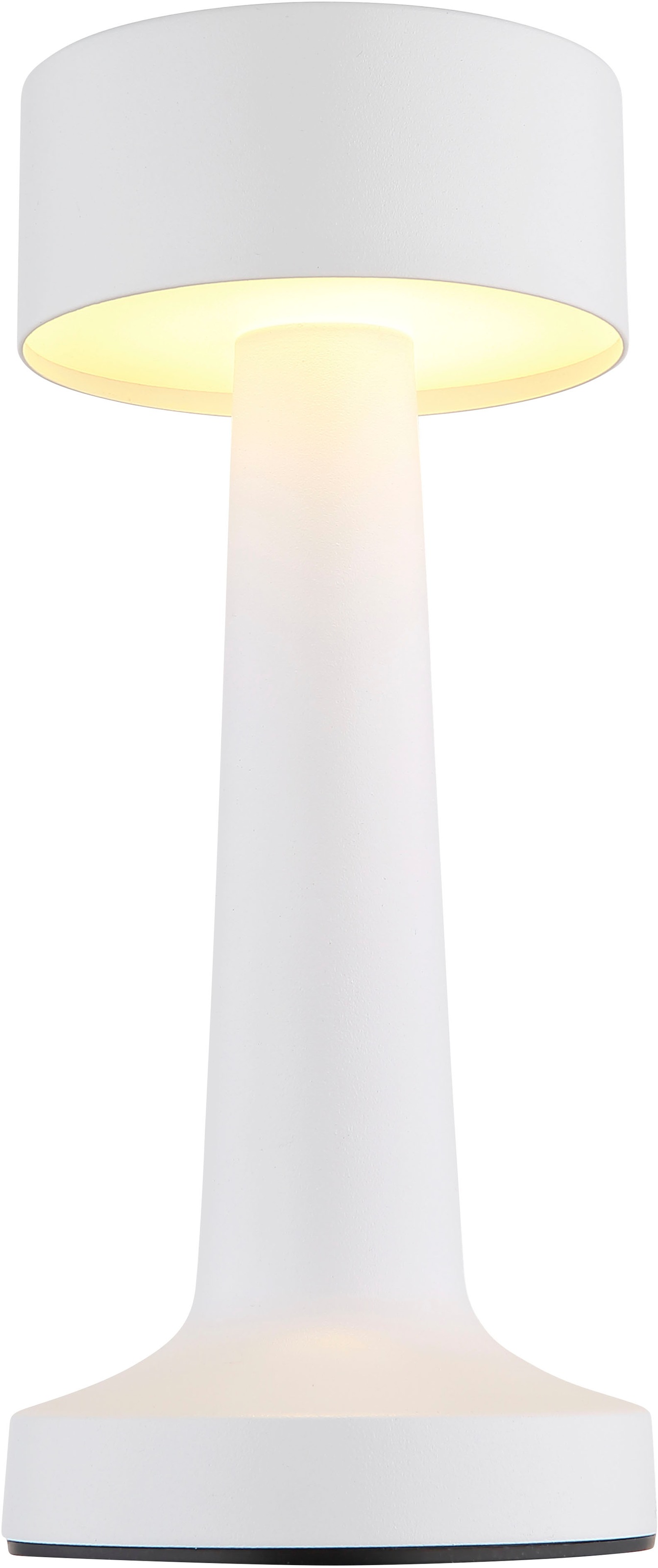 GLOBO LIGHTING Lampe de table LED »ANGELIKA - Akkutischleuchte« 1 cuis blanc chaud - blanc froid Design Tischleuchte, Akku, modern,  Akkulampe, CCT