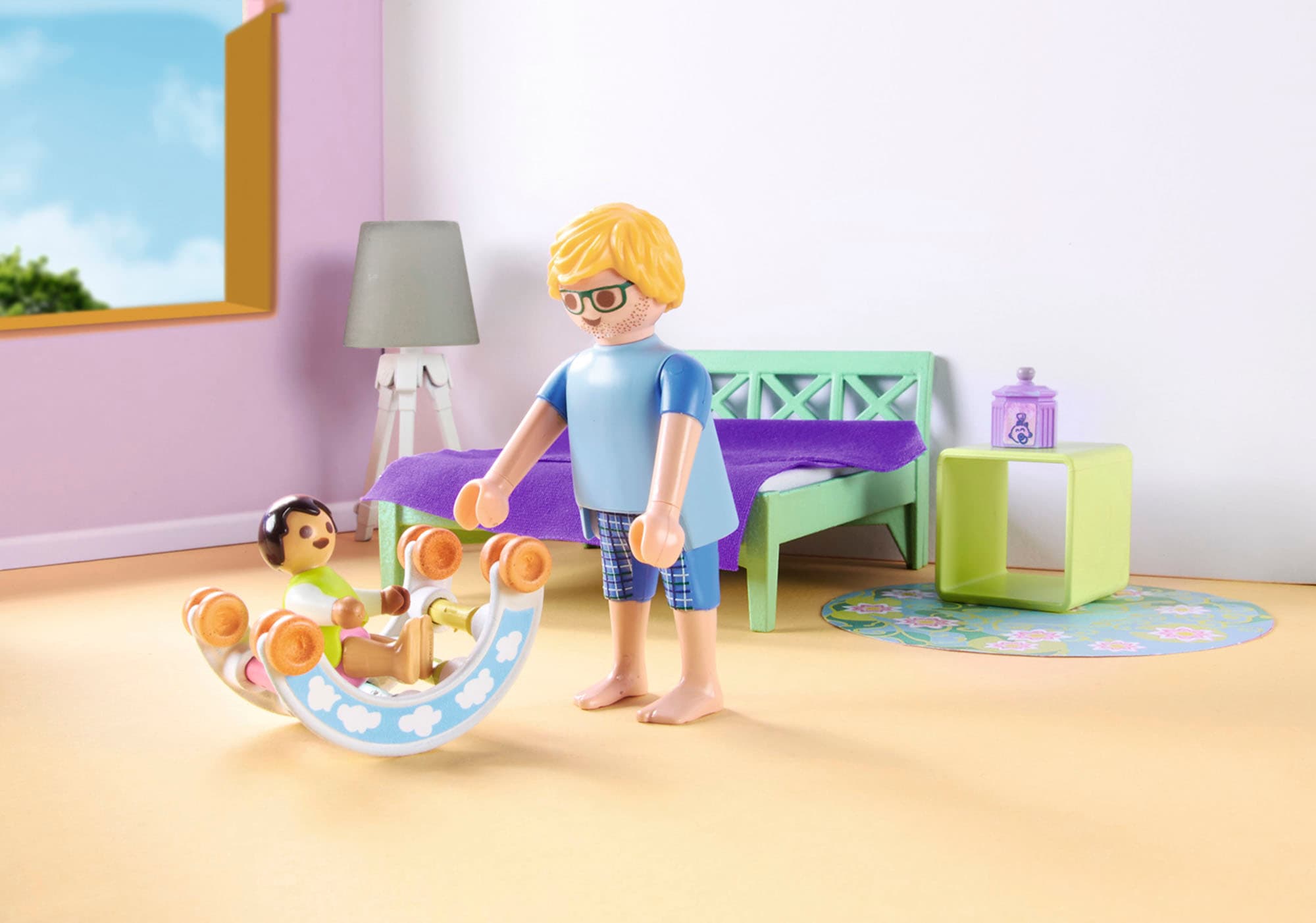 Playmobil® Jeu de construction »Schlafzimmer mit Babyspielecke (71609), myLife« Made in Europe